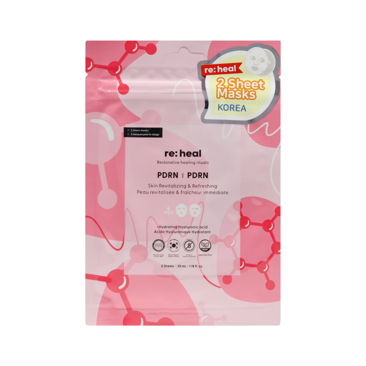 RE:HEAL Set maschere viso, 10 x 35 ml #7