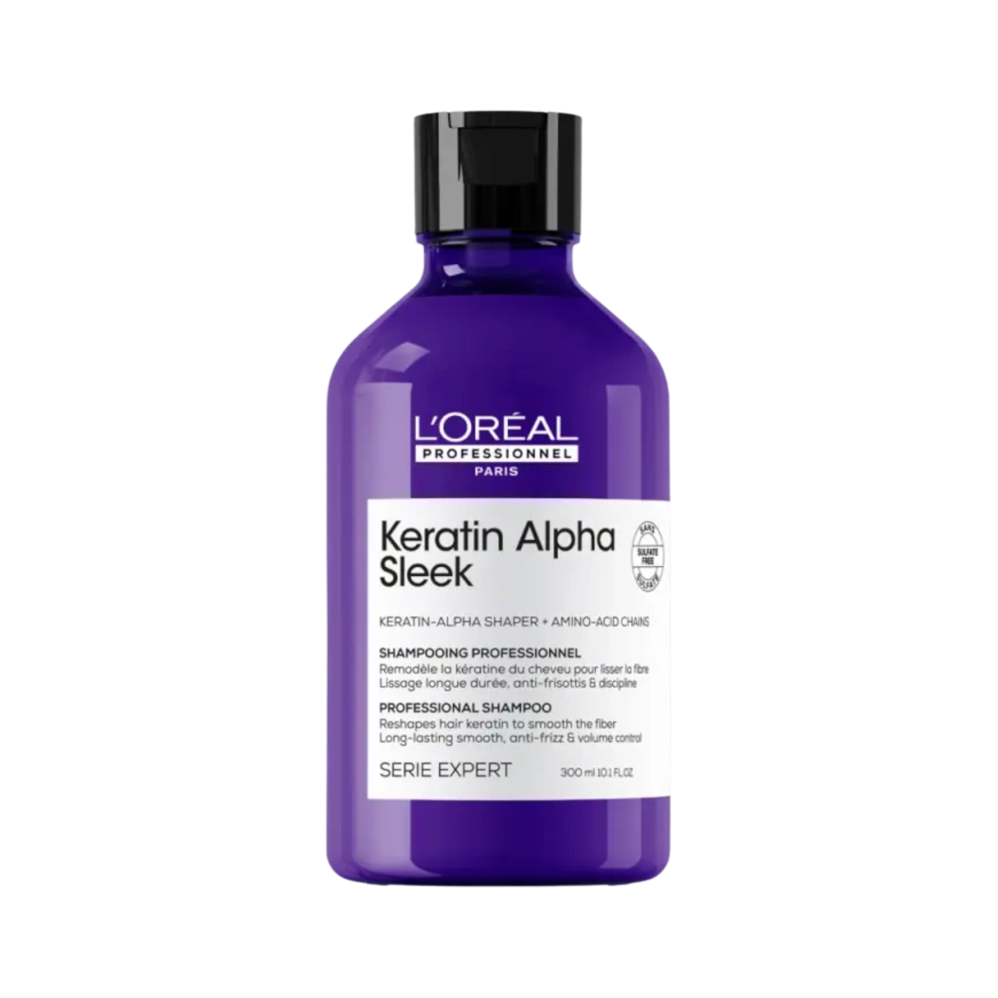 L'OREAL PROFESSIONNEL KERATIN ALPHA SLEEK Uhlazující šampon pro nepoddajné vlasy 300 ml