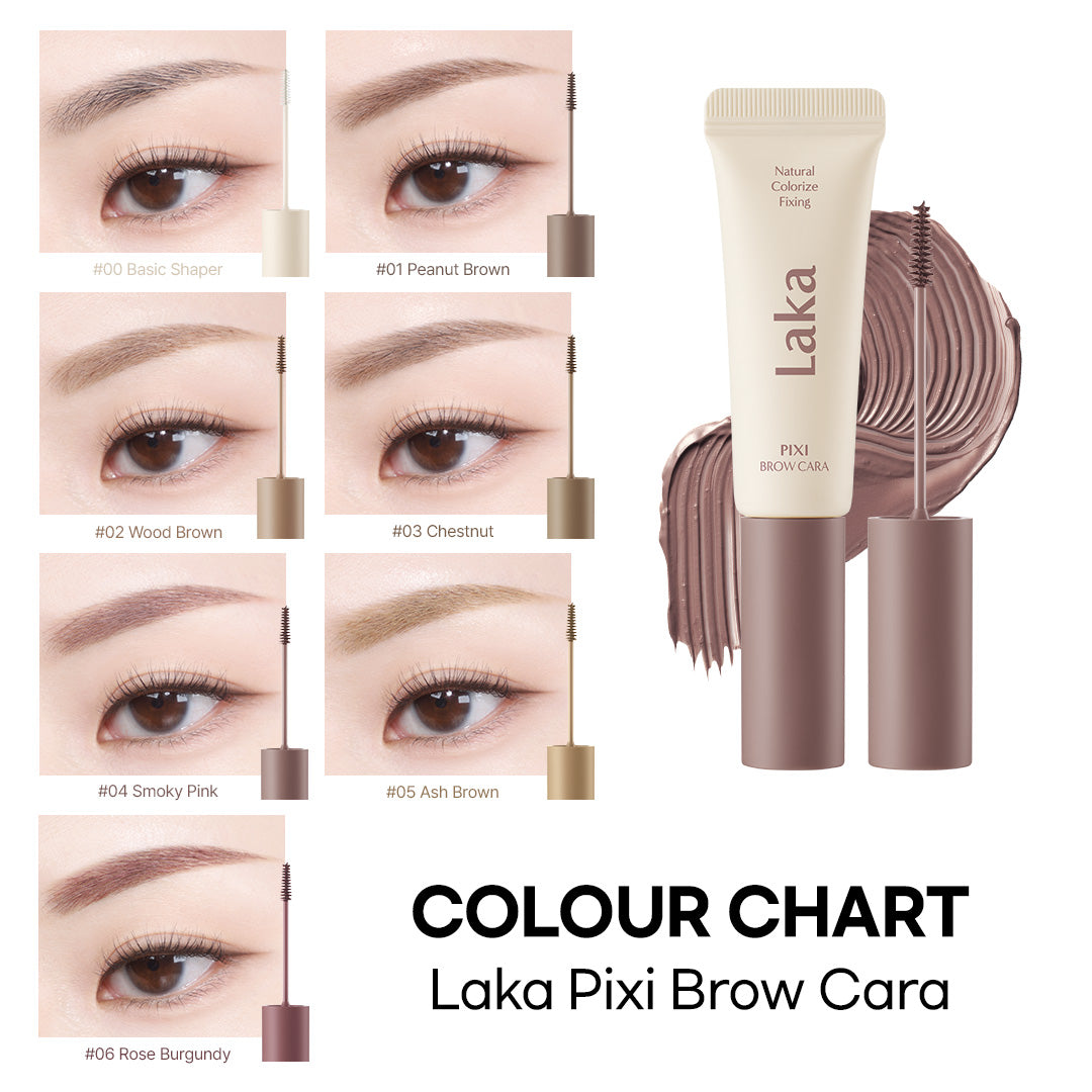 LAKA PIXI BROW CARA Mascara per lo styling delle sopracciglia, fissante e colorante 8 g #2