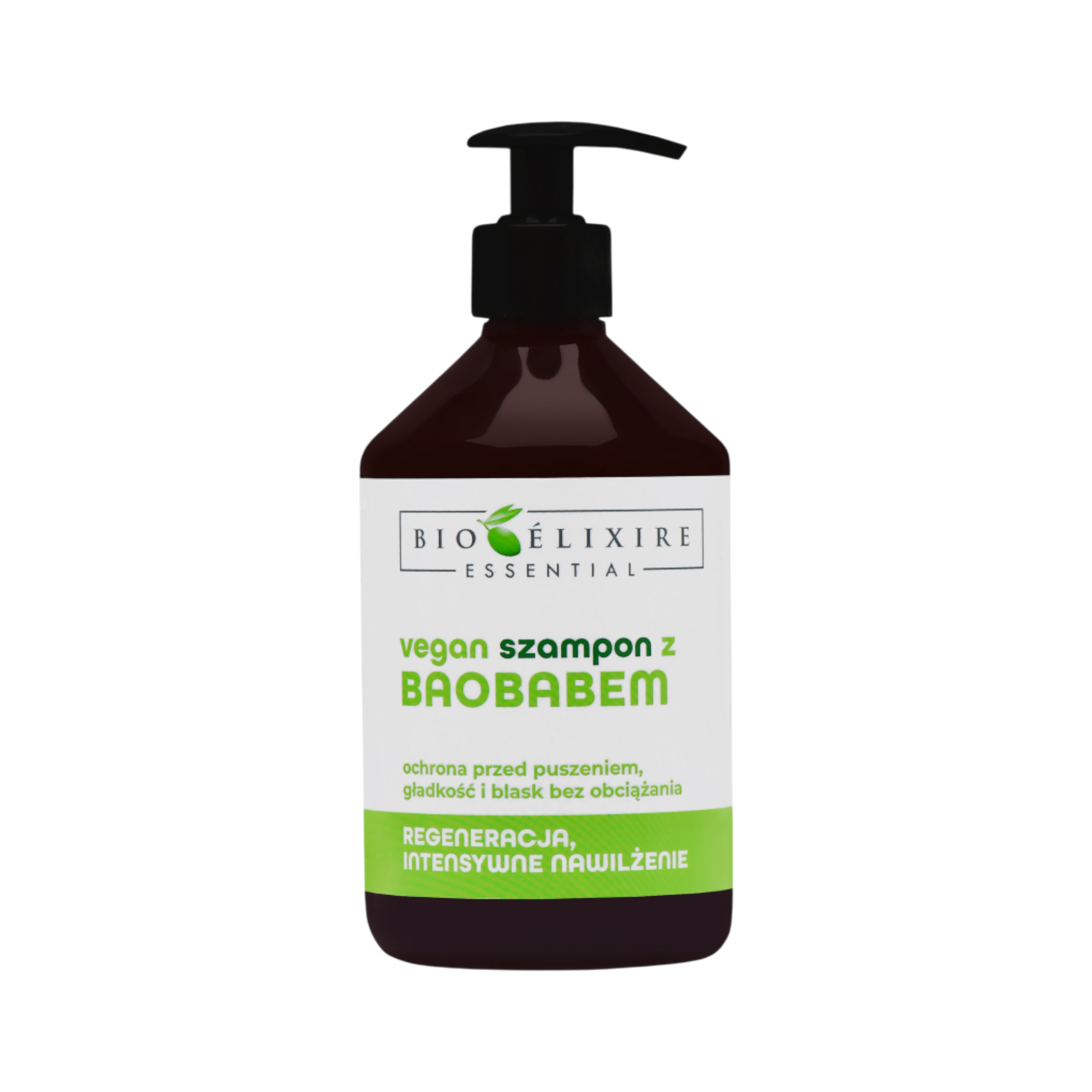 BIOELIXIRE ESSENTIAL Shampoo capelli idratante intensivo al baobab Vegan 500 ml