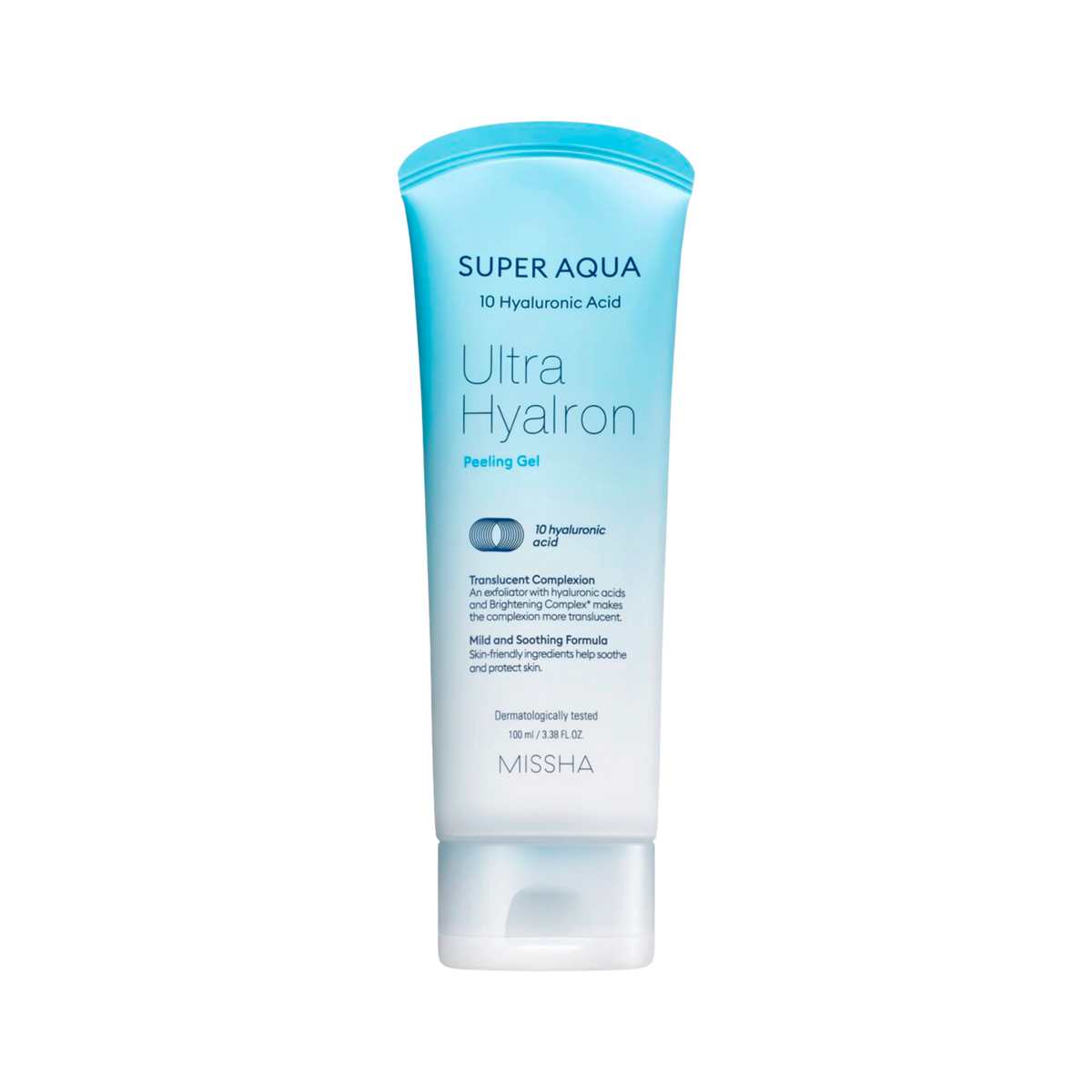 MISSHA SUPER AQUA ULTRA HYALRON Gel peeling con acido ialuronico 100 ml