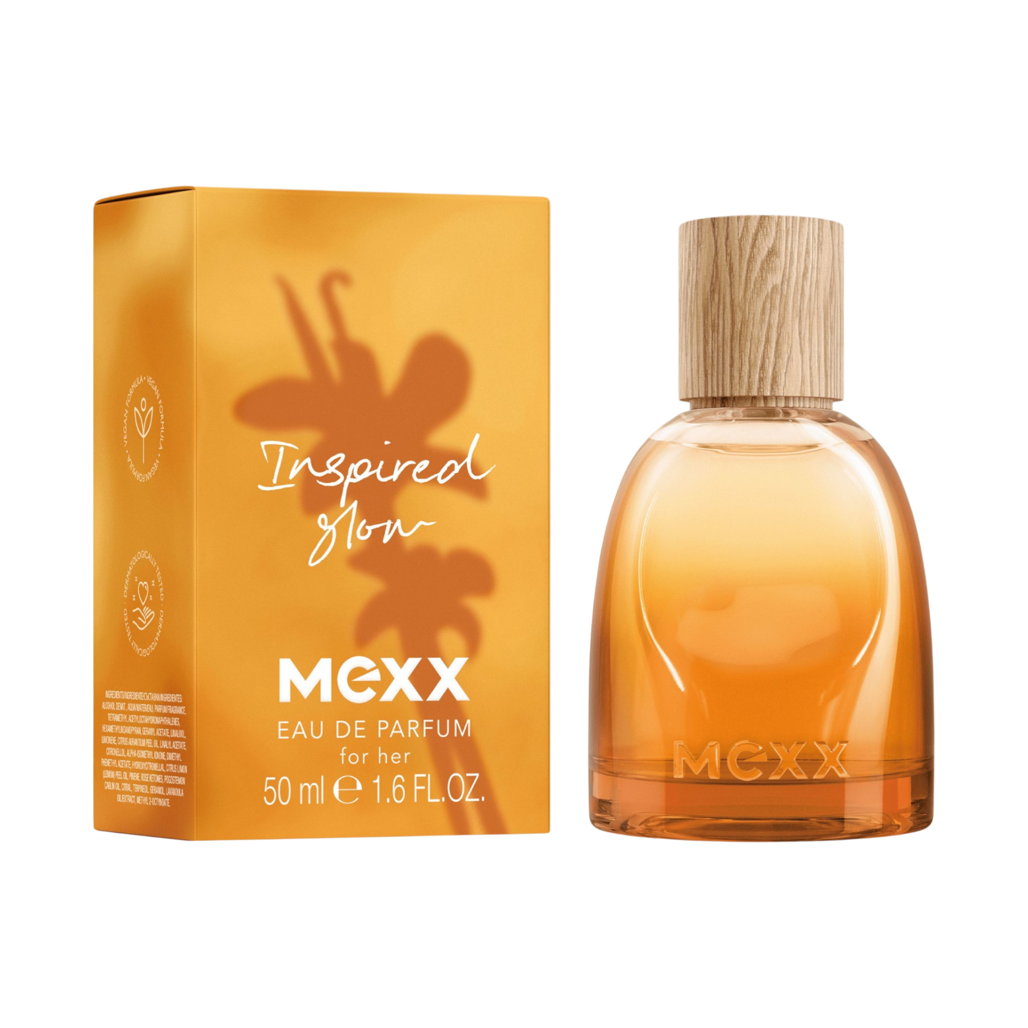 MEXX INSPIRED GLOW FOR HER Eau de Parfum da donna 50 ml