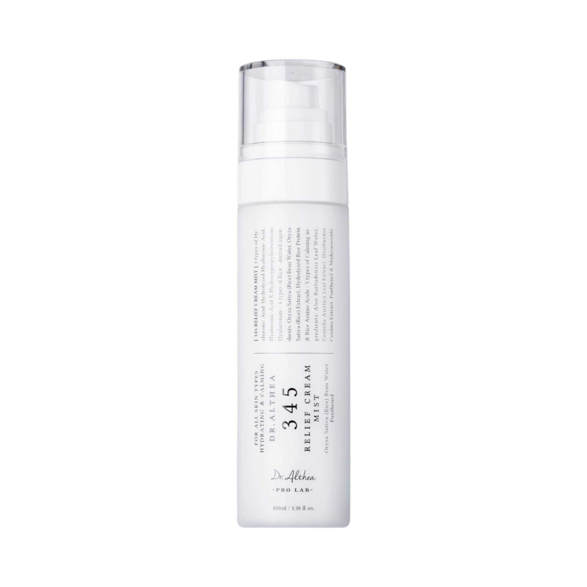 DR. ALTHEA 345 RELIEF CREAM MIST Crema lenitiva viso nebulizzata 100 ml