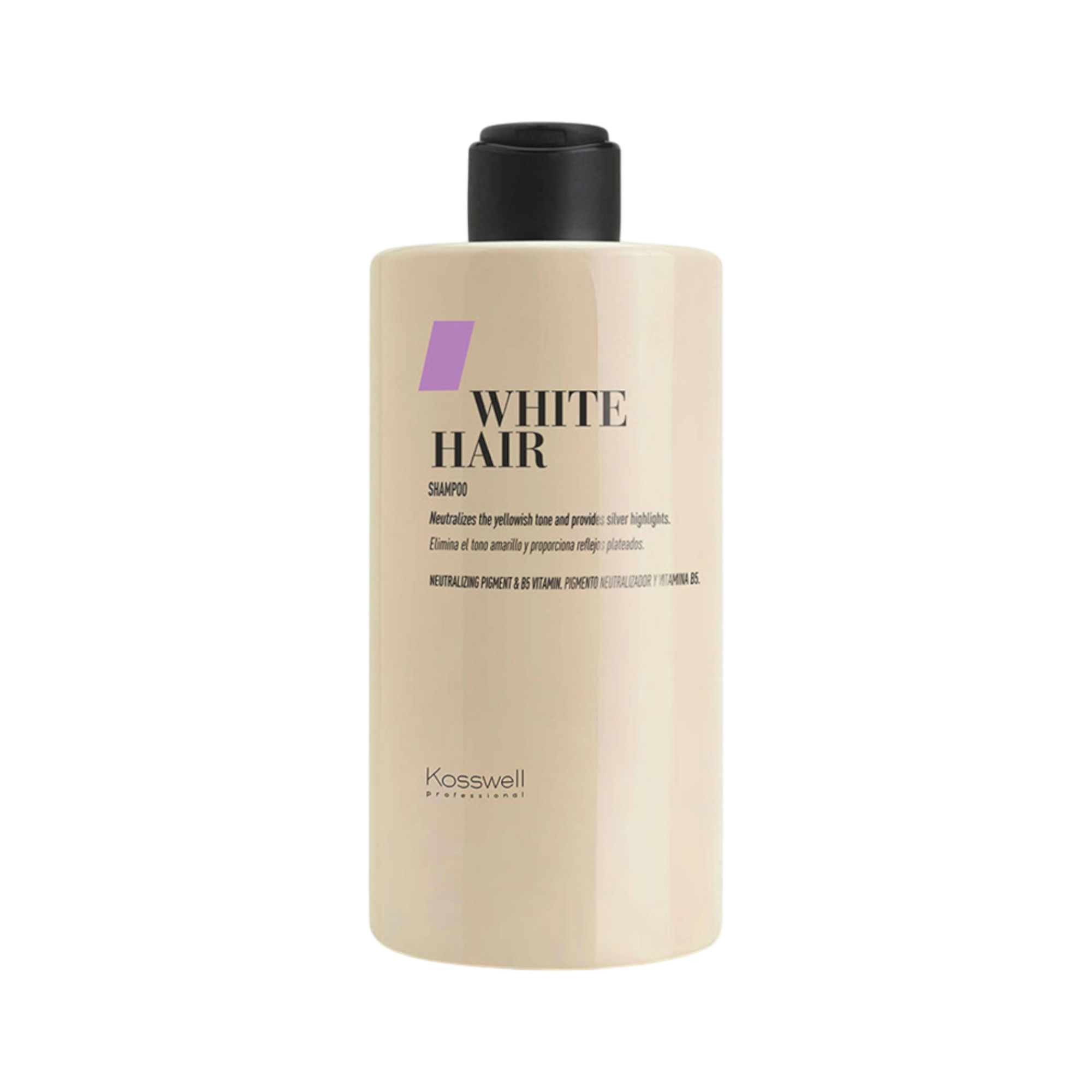 KOSSWELL WHITE HAIR Shampoo per capelli grigi e biondi 500 ml