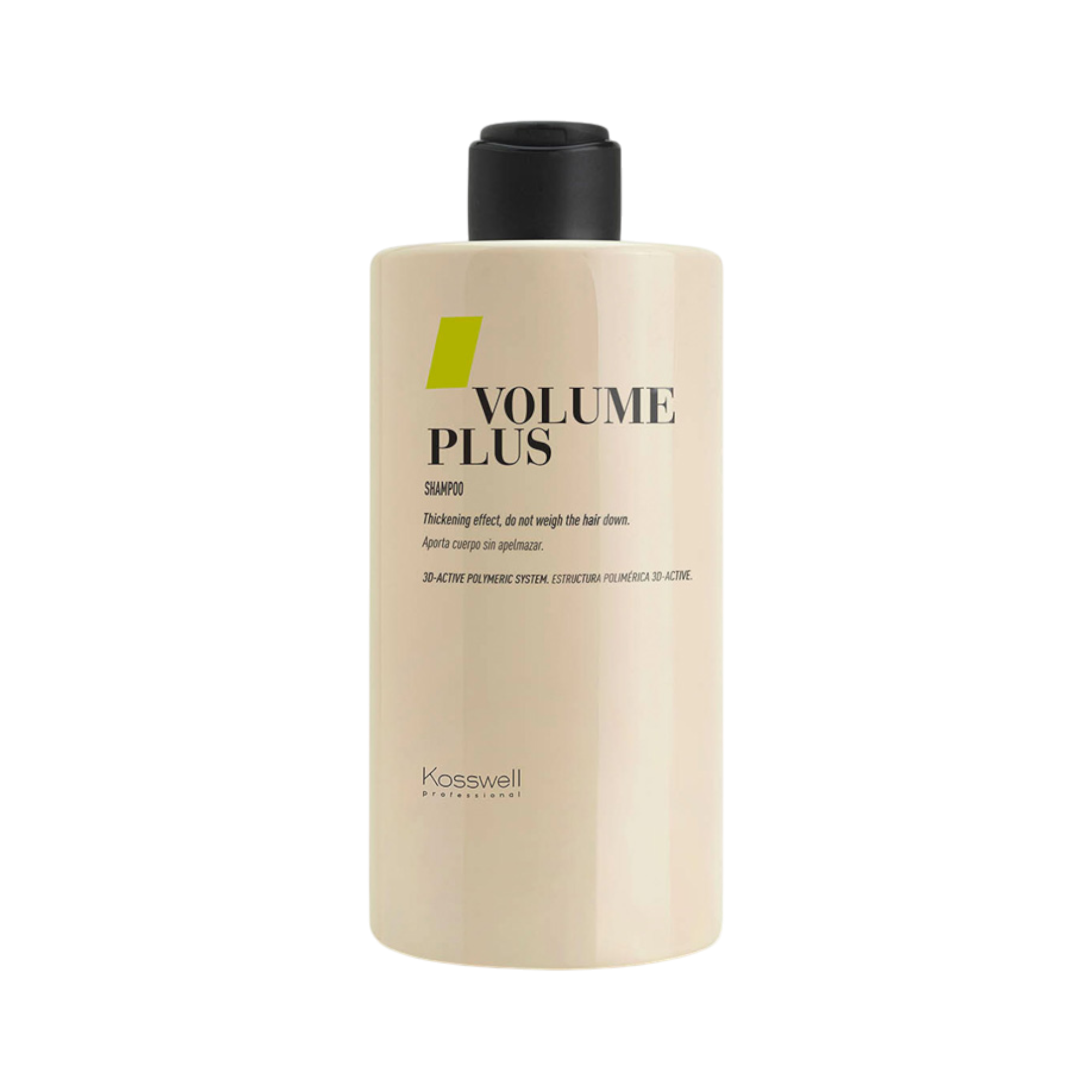 KOSSWELL VOLUME PLUS Shampoo per capelli sottili che aumenta il volume dei capelli 1000 ml
