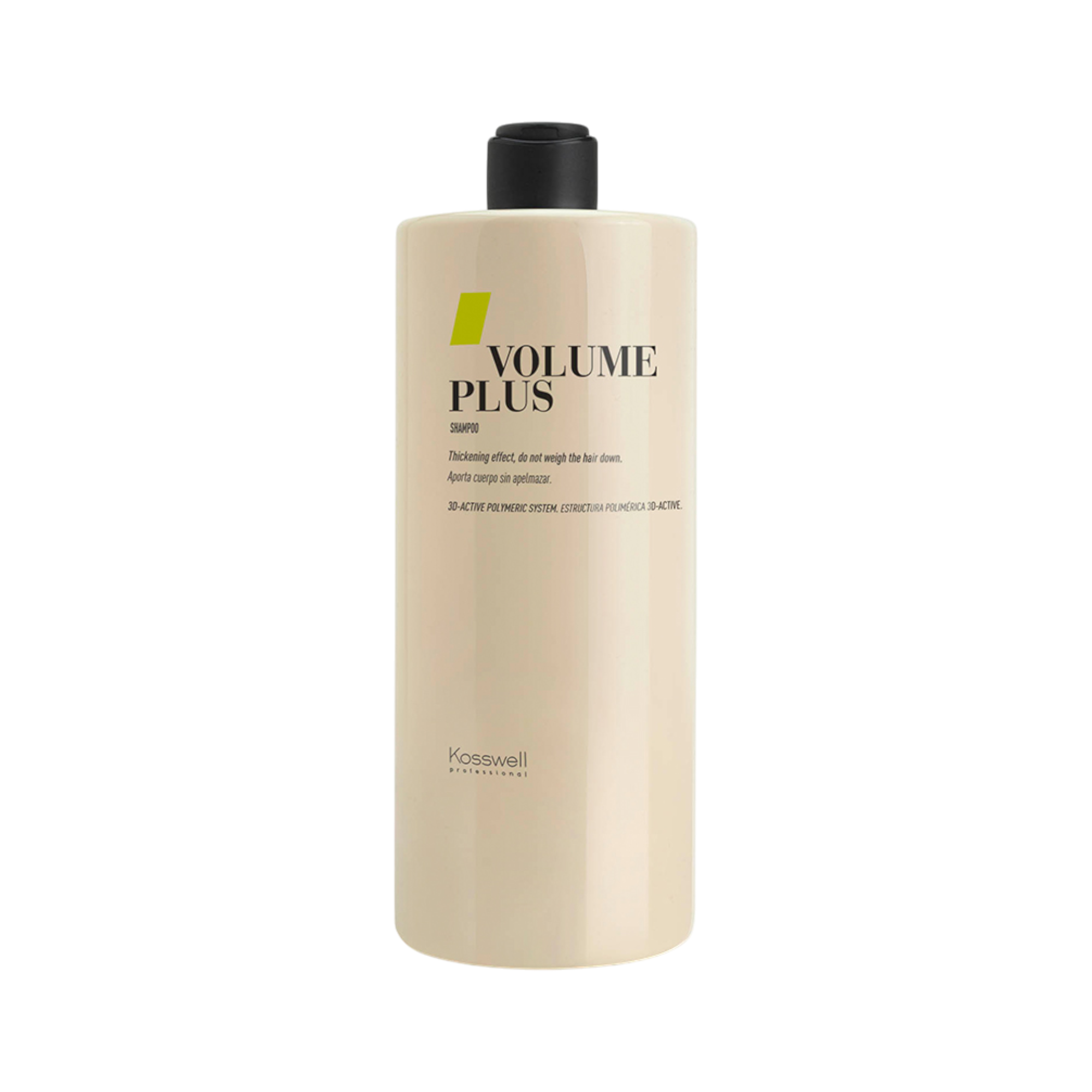 KOSSWELL VOLUME PLUS Shampoo per capelli sottili che aumenta il volume dei capelli 1000 ml