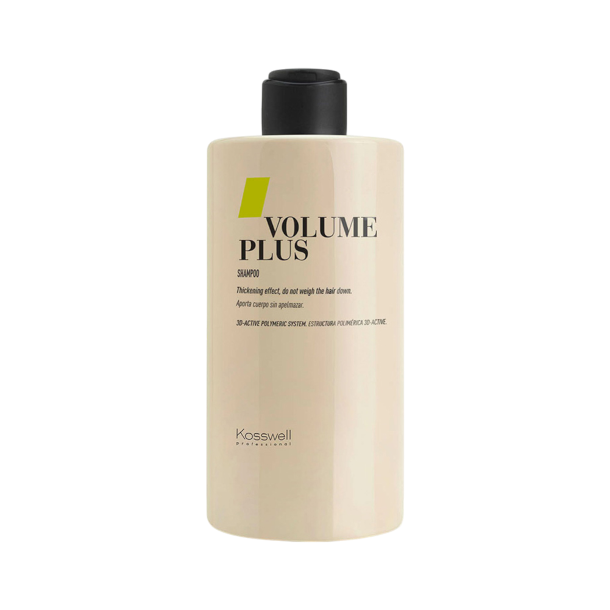 KOSSWELL VOLUME PLUS Shampoo per capelli sottili che aumenta il volume dei capelli 500 ml