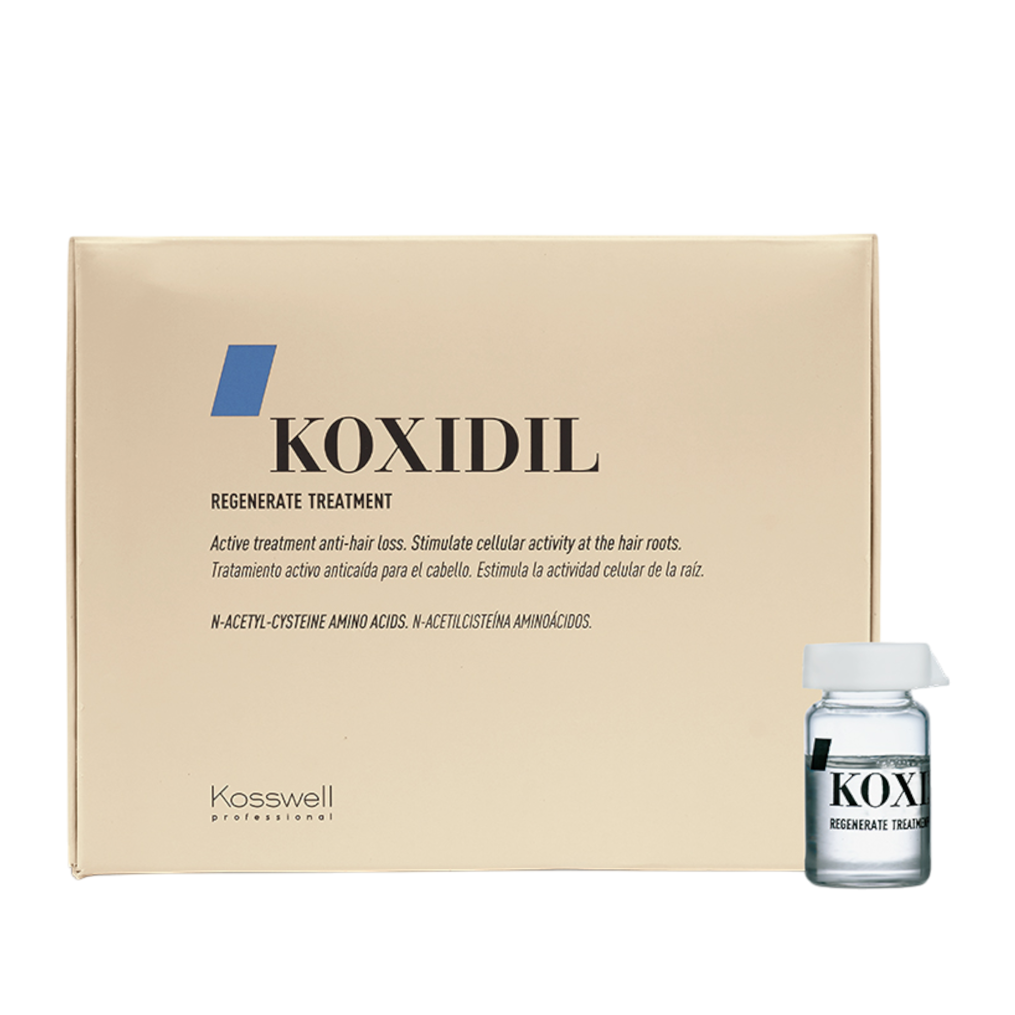 KOSSWELL KOXIDIL Trattamento professionale contro la caduta dei capelli 12x6 ml
