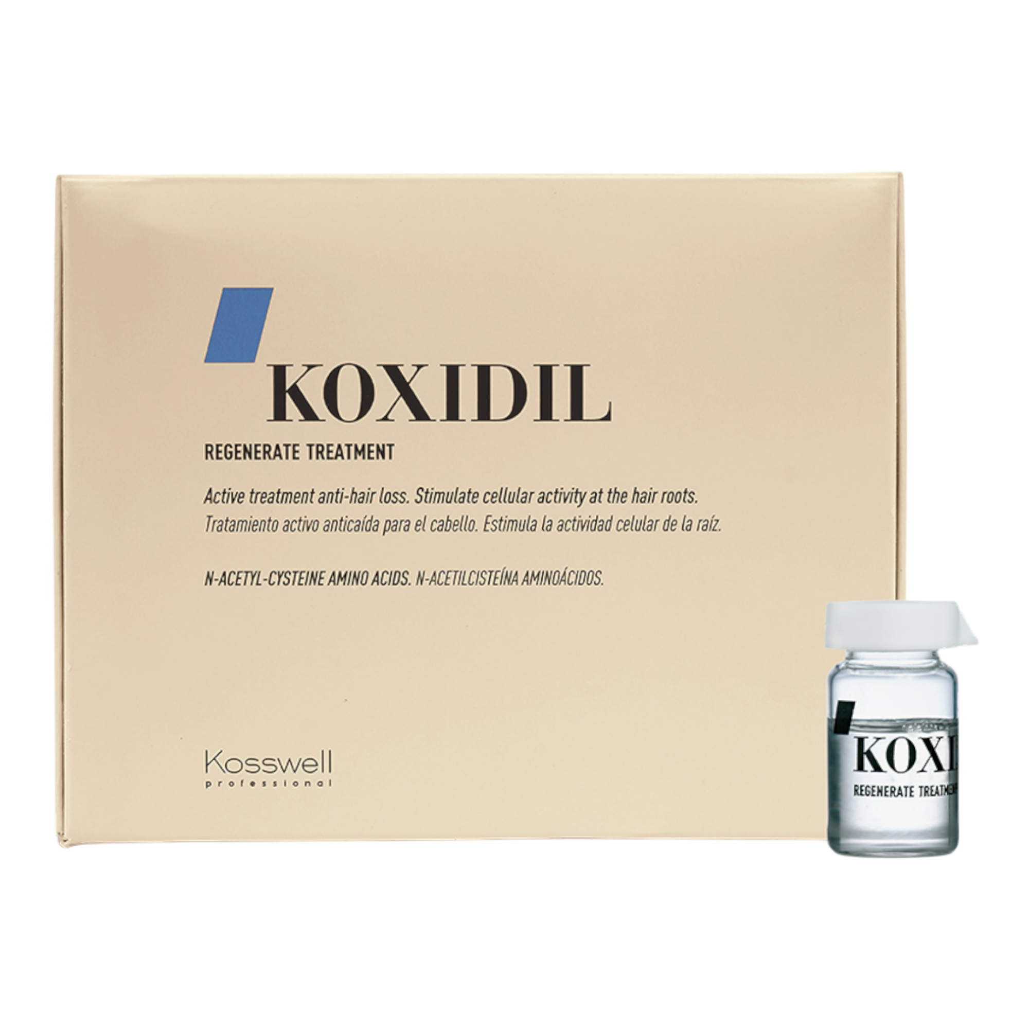 KOSSWELL KOXIDIL Trattamento professionale contro la caduta dei capelli 12x6 ml
