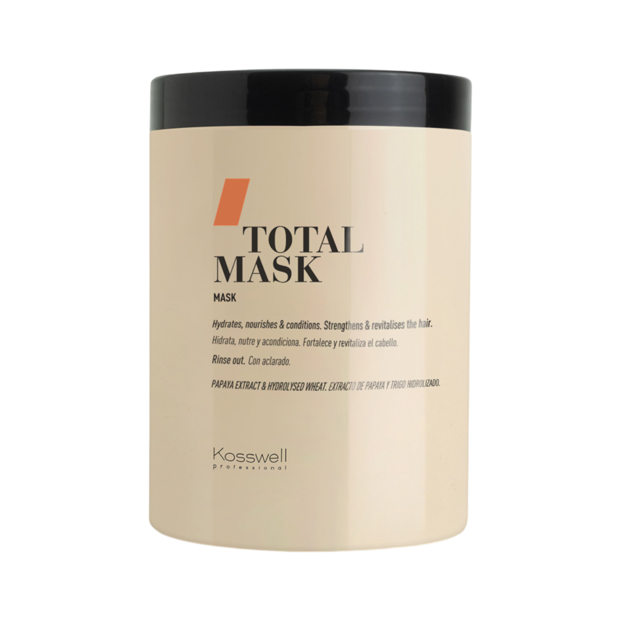 KOSSWELL TOTAL HYDRATING Maschera nutriente intensiva per tutti i tipi di capelli 1000 g