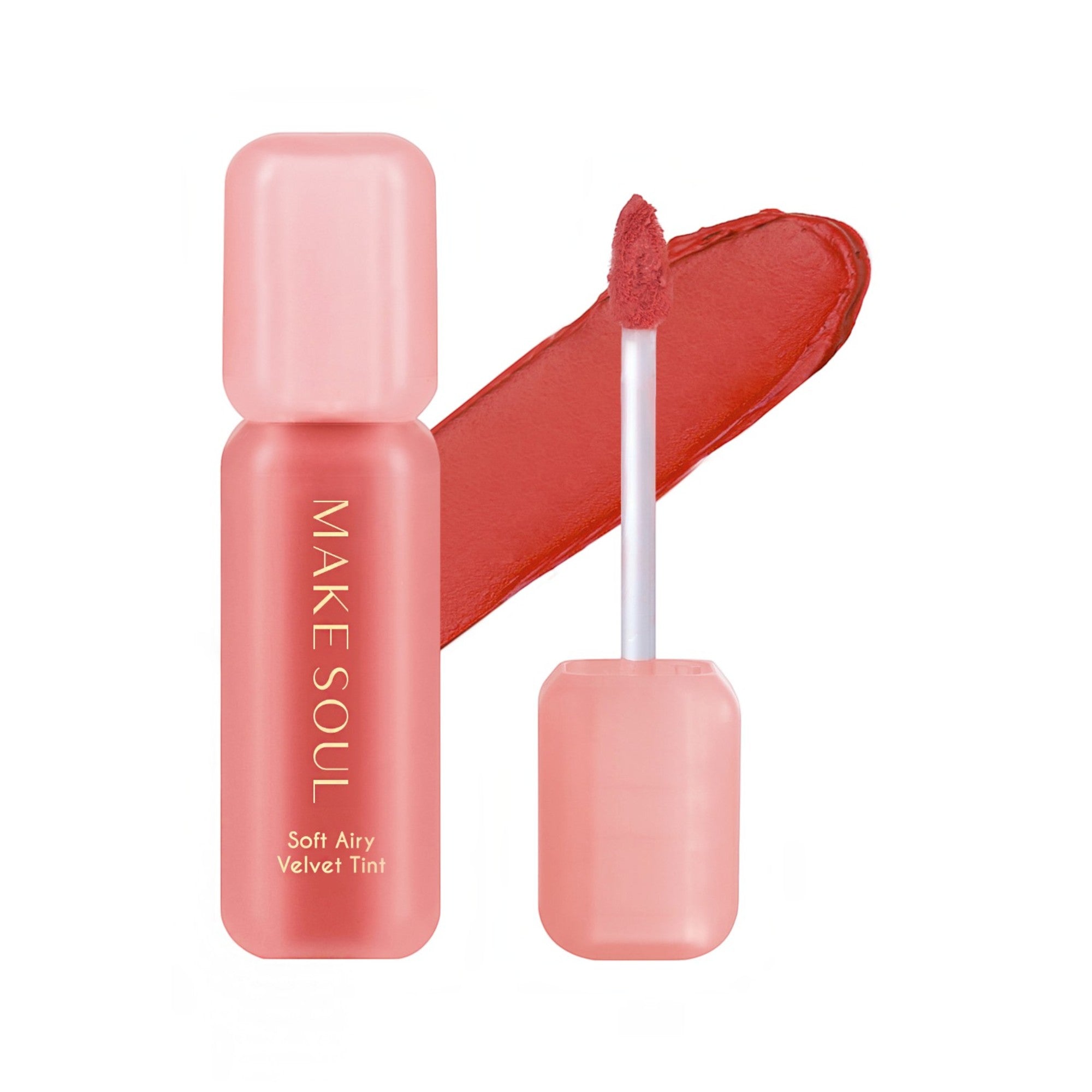MAKE SOUL SOFT AIRY VELVET TINT Sfocatura leggera vellutata, tinta labbra, 3,5 ml #4