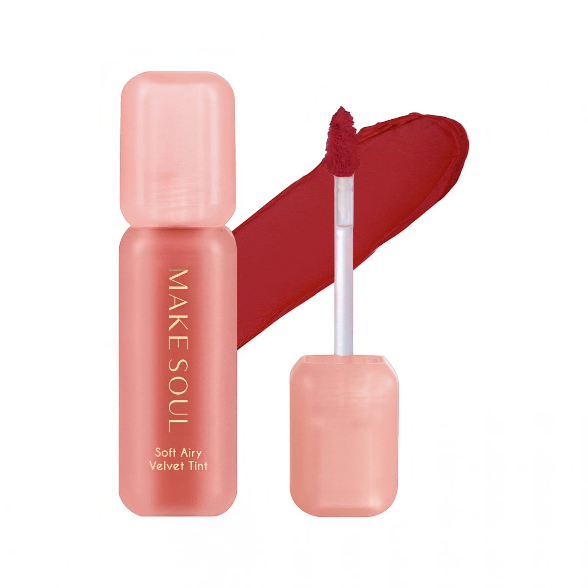MAKE SOUL SOFT AIRY VELVET TINT Sfocatura leggera vellutata, tinta labbra, 3,5 ml #6