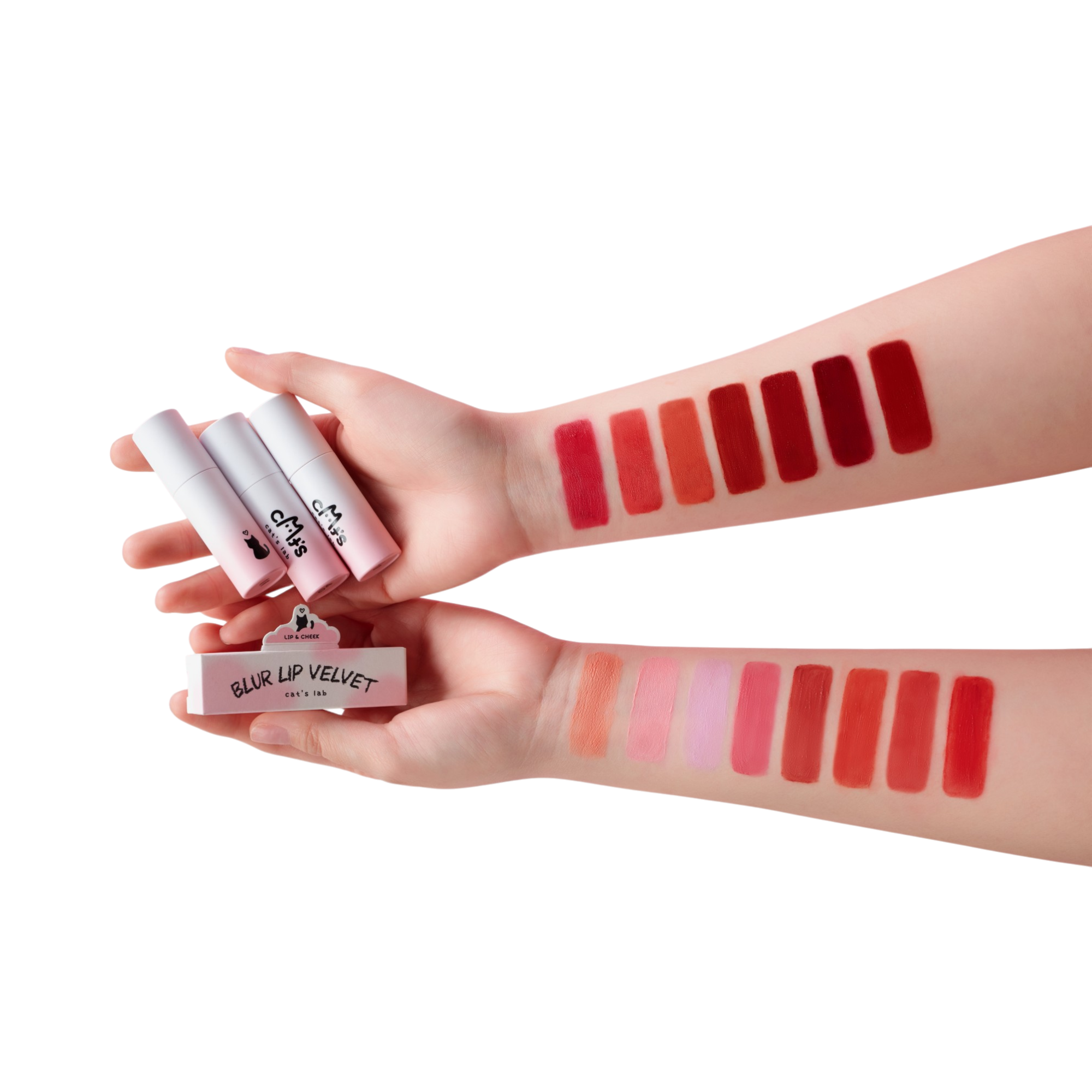CAT`S LAB BLUR LIP VELVET Aksamitna pomadka do ust i policzków 2,3 g
