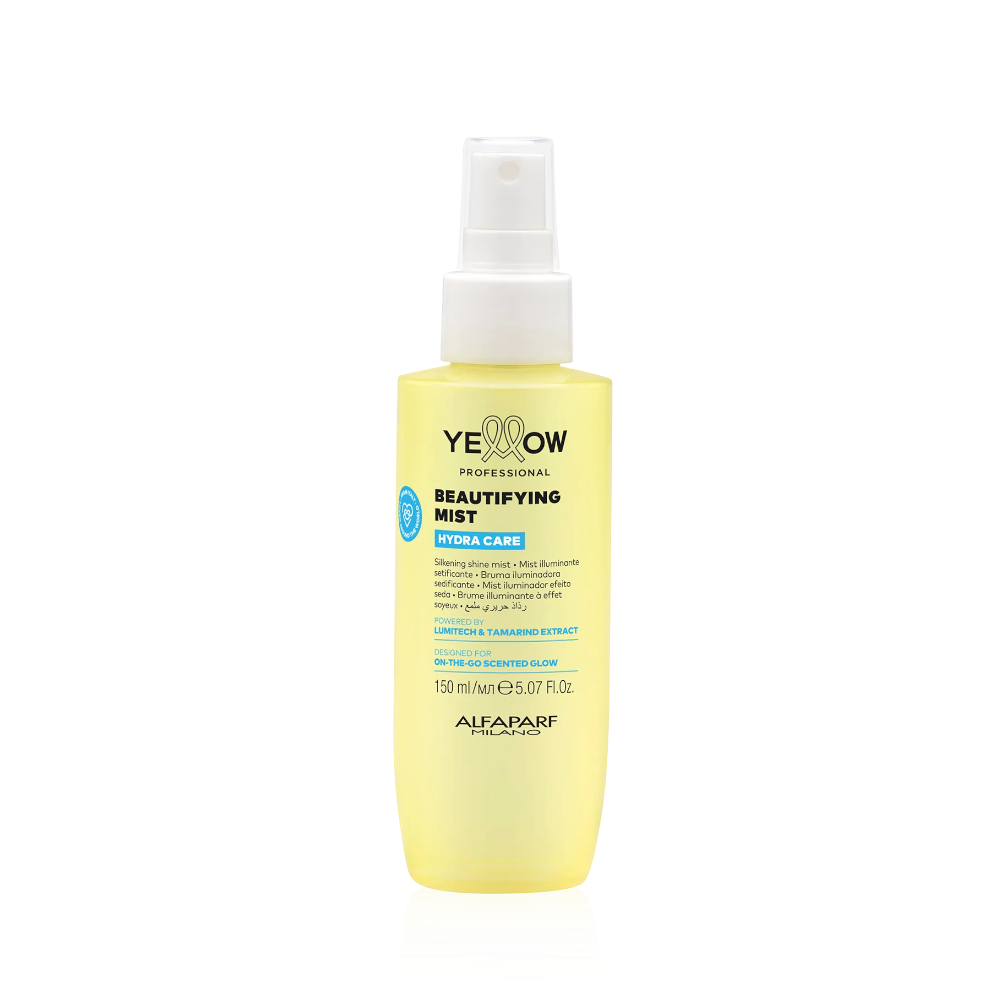 MIST BELLEZZA PROFESSIONALE GIALLO HYDRA CARE Spray levigante e lucente per capelli 150 ml
