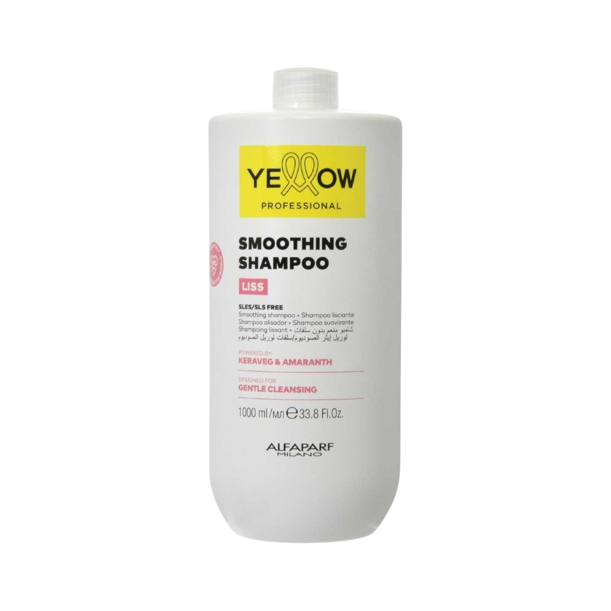 YELLOW PROFESSIONAL LISS SMOOTHING Shampoo lisciante per capelli ribelli 1000 ml