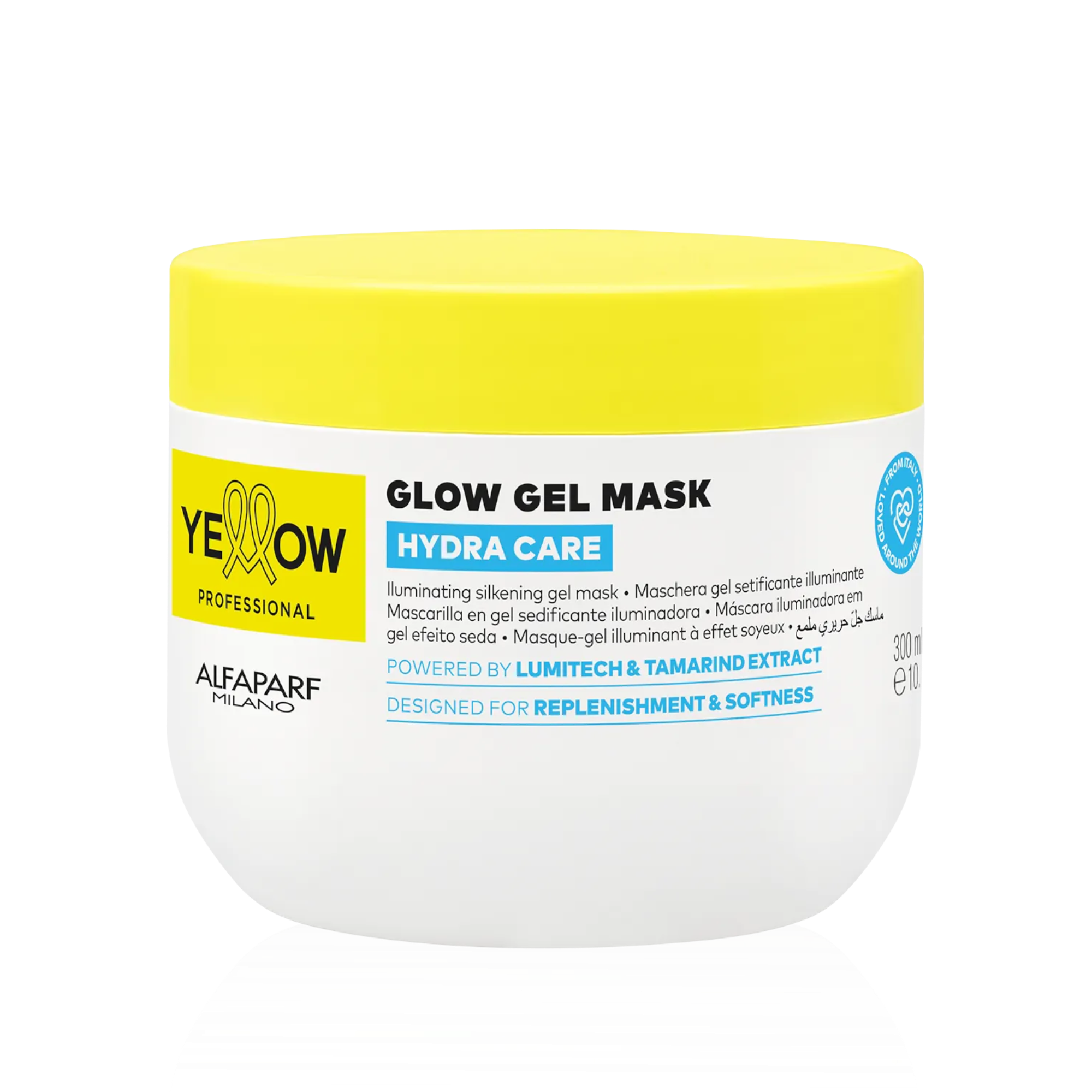 YELLOW PROFESSIONAL GLOW HYDRA CARE Maschera per capelli intensamente idratante 300 ml