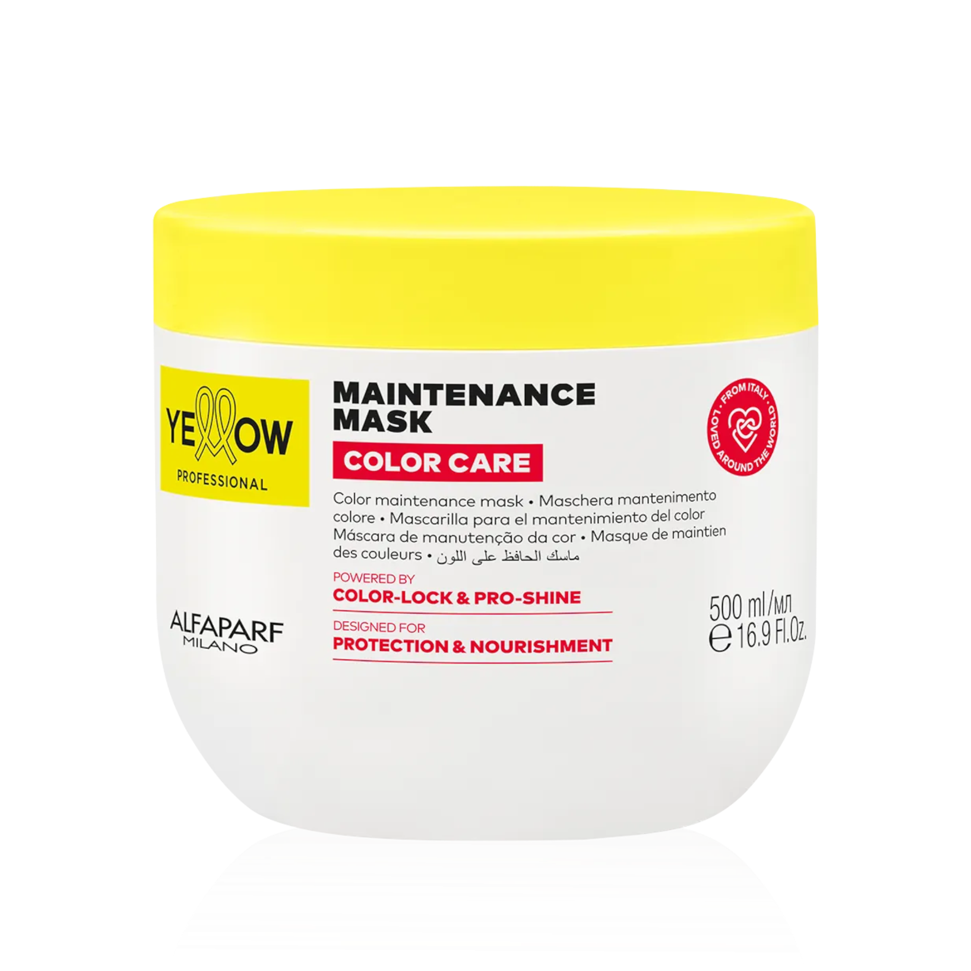 YELLOW PROFESSIONAL MAINTENANCE COLOR CARE Maschera per capelli colorati 500 ml