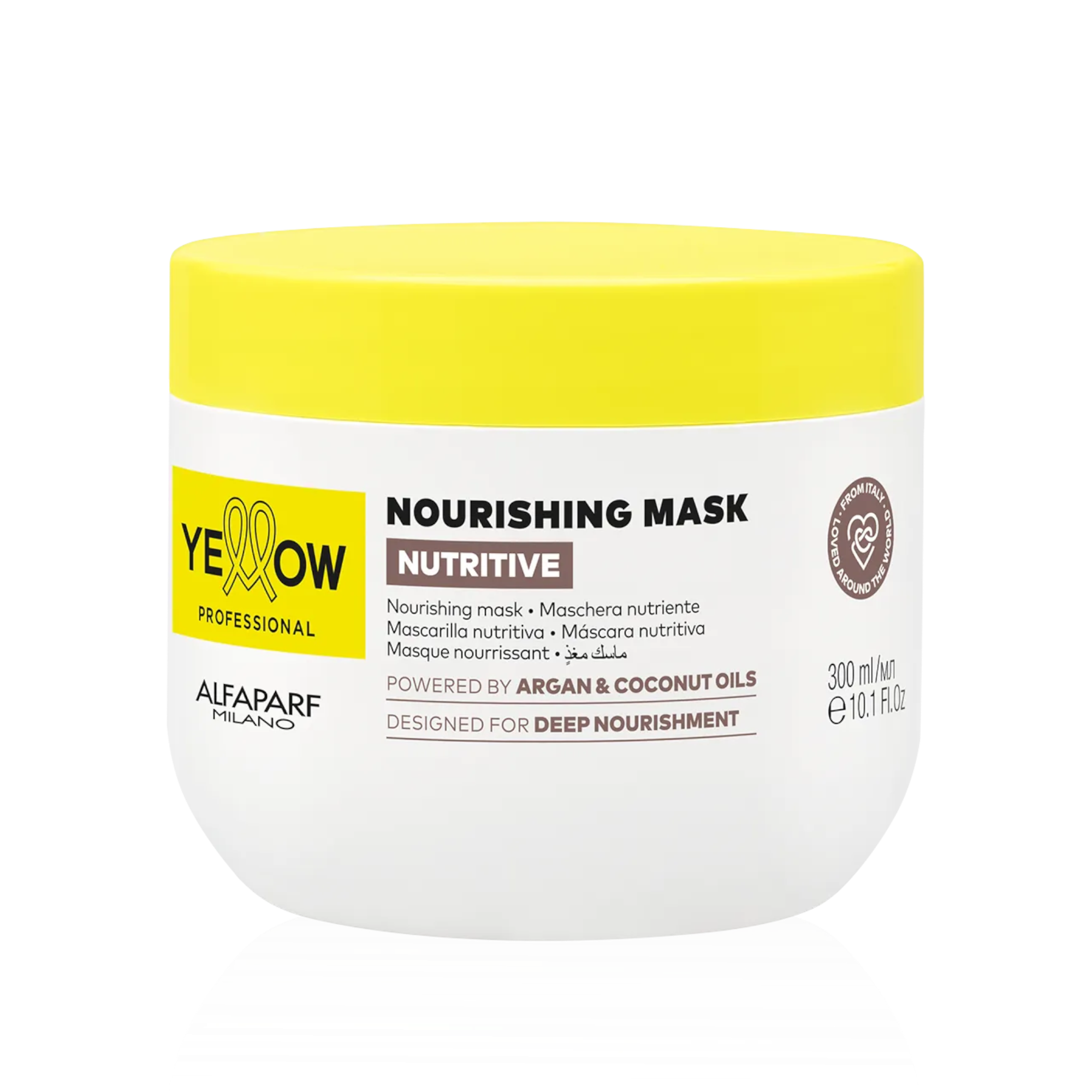 MASCHERA NUTRIENTE NUTRIENTE PROFESSIONALE GIALLA Maschera nutriente per capelli secchi 300 ml