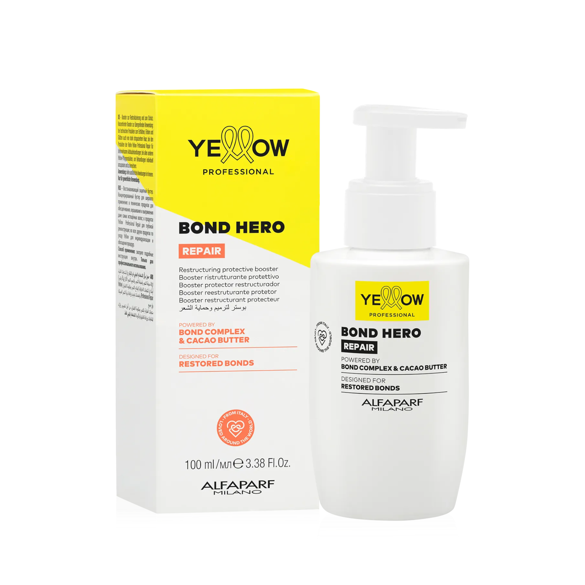 YELLOW PROFESSIONAL BOND HERO REPAIR Booster che ricostruisce i legami dei capelli 100 ml