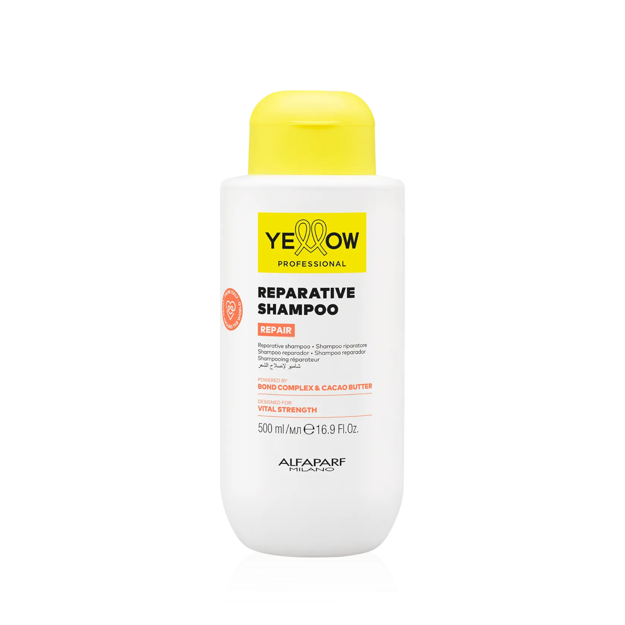 YELLOW PROFESSIONAL REPAIR REPARATIVE SHAMPOO Shampoo rigenerante per capelli danneggiati 500 ml