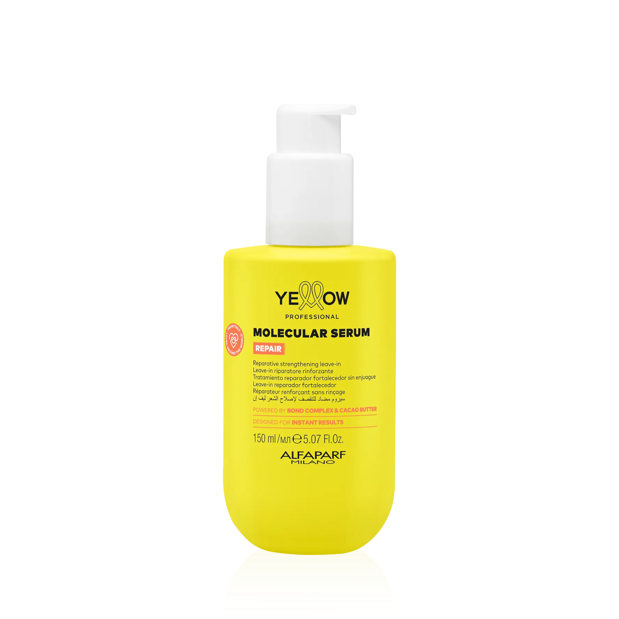 SIERO MOLECOLARE PROFESSIONALE GIALLO RIPARATORE Siero multifunzionale per capelli danneggiati 150 ml