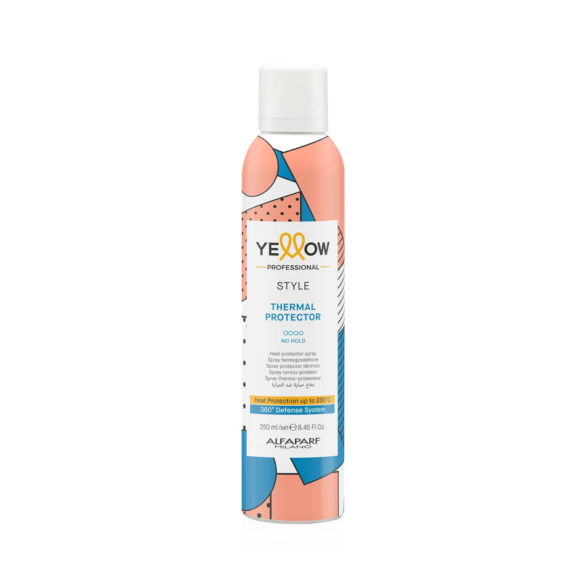 PROFESSIONAL STYLE THERMAL PROTECTOR GIALLO Lacca termoprotettiva per capelli 250 ml