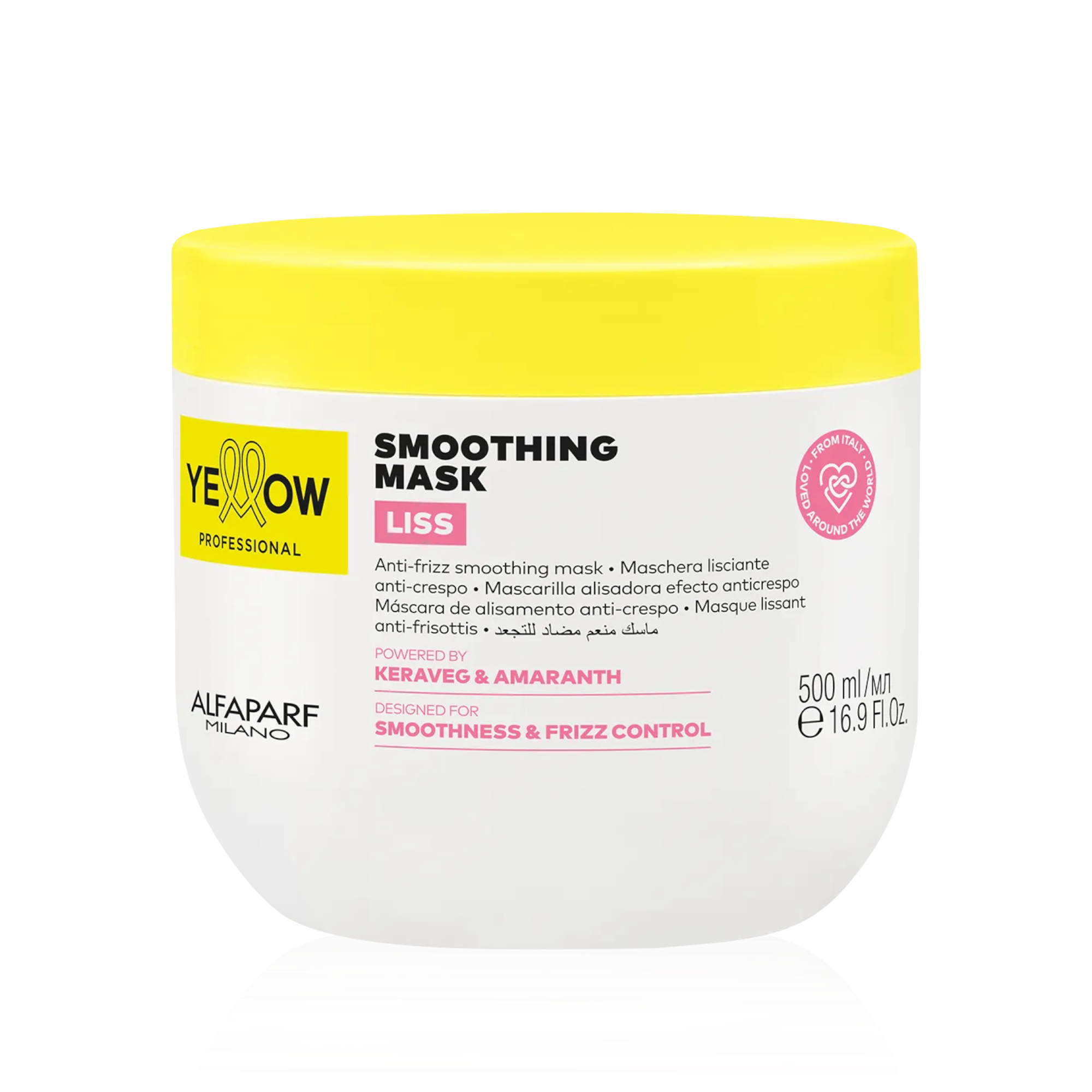 GIALLO PROFESSIONAL LISS SMOOTHING MASK Maschera lisciante anticrespo per capelli ribelli 500 ml