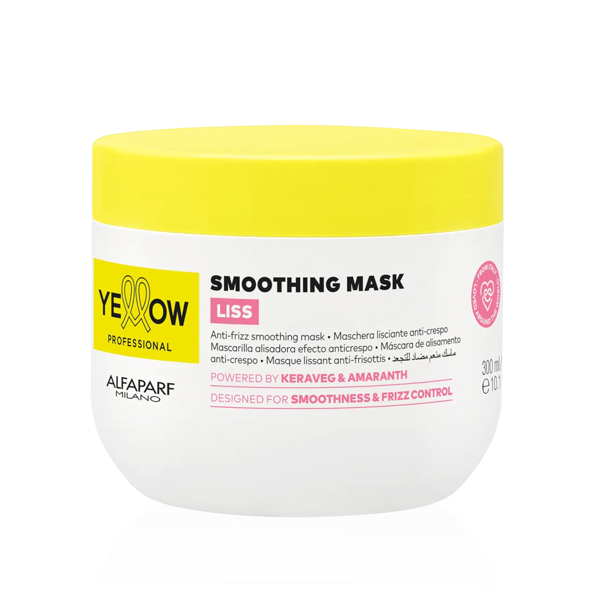 GIALLO PROFESSIONAL LISS SMOOTHING MASK Maschera lisciante anticrespo per capelli ribelli 300 ml