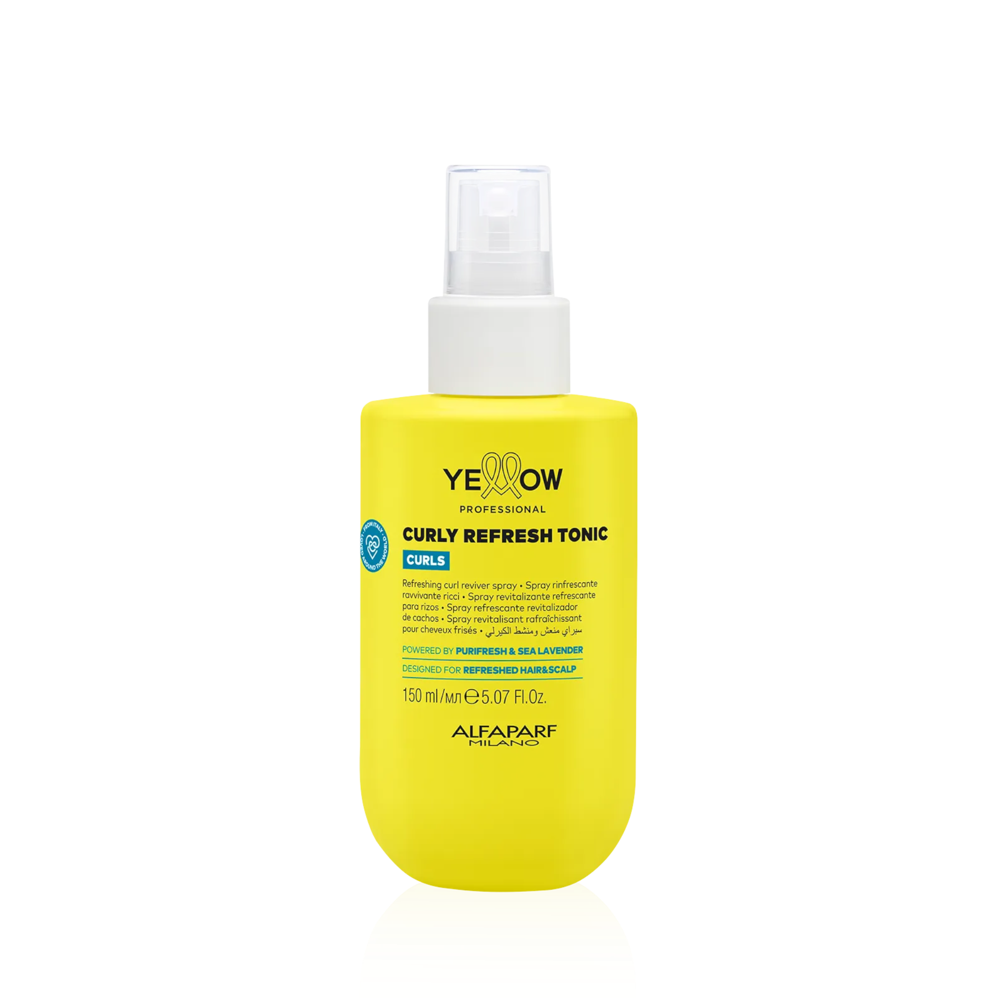 GIALLO PROFESSIONAL CURLY REFRESH CURLS Tonico riattivante ricci e onde 150 ml