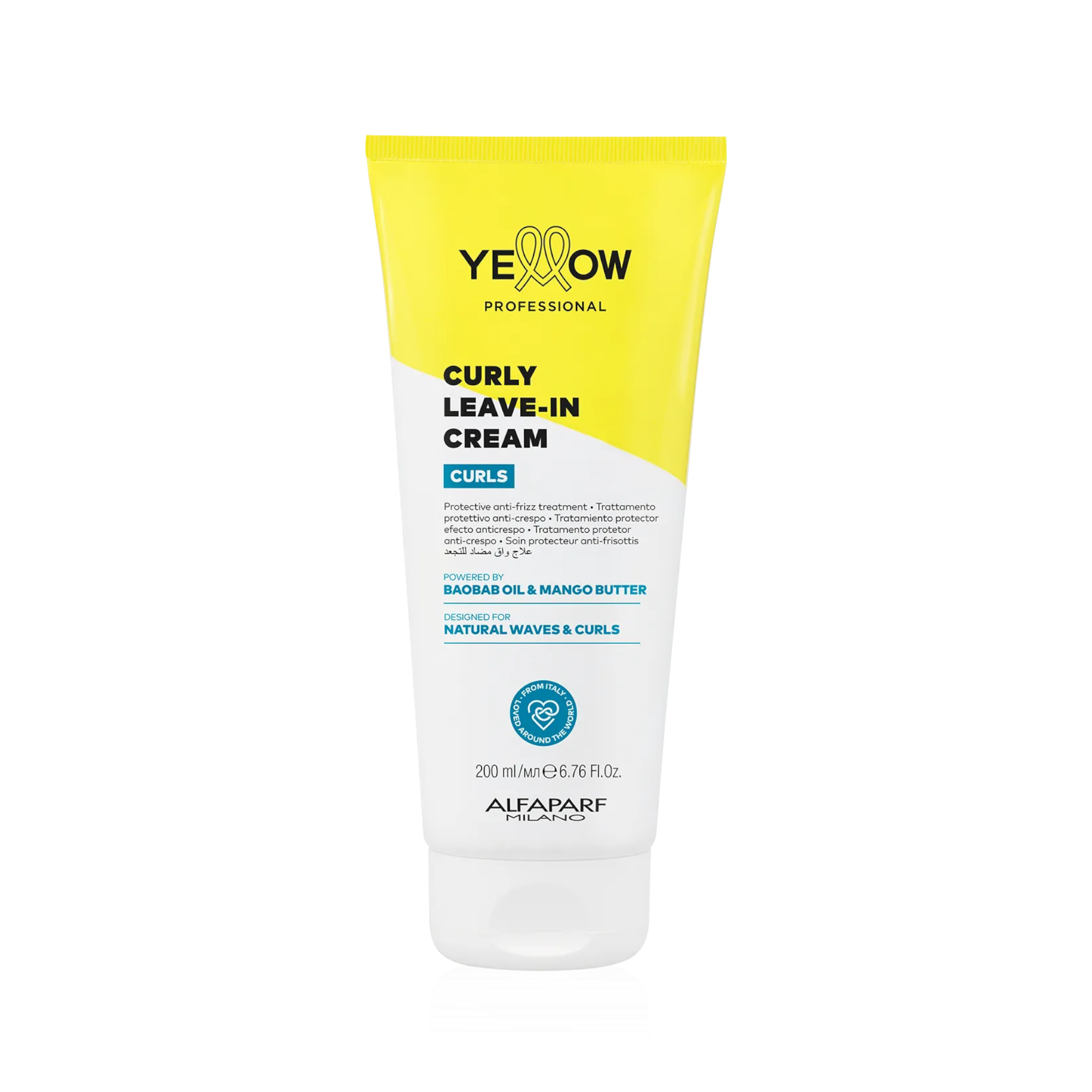 GIALLO PROFESSIONAL CURLY CONDITIONER CURLS Balsamo idratante per capelli mossi, ricci e afro 200 ml