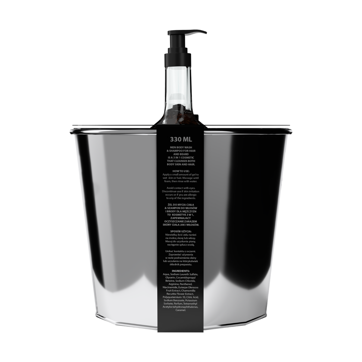 HISKIN MEN GENTLEMAN Set da uomo, gel doccia Whisky + gel doccia Gin in una borsa termica / refrigeratore (Cooler Set) #4