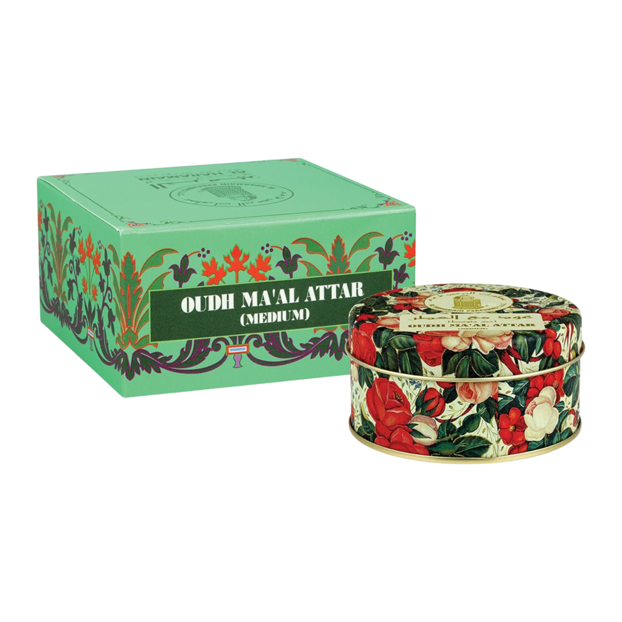 AL HARMAIN OUDH MA'AL ATTAR (MEDIO) Incenso arabo 40 g