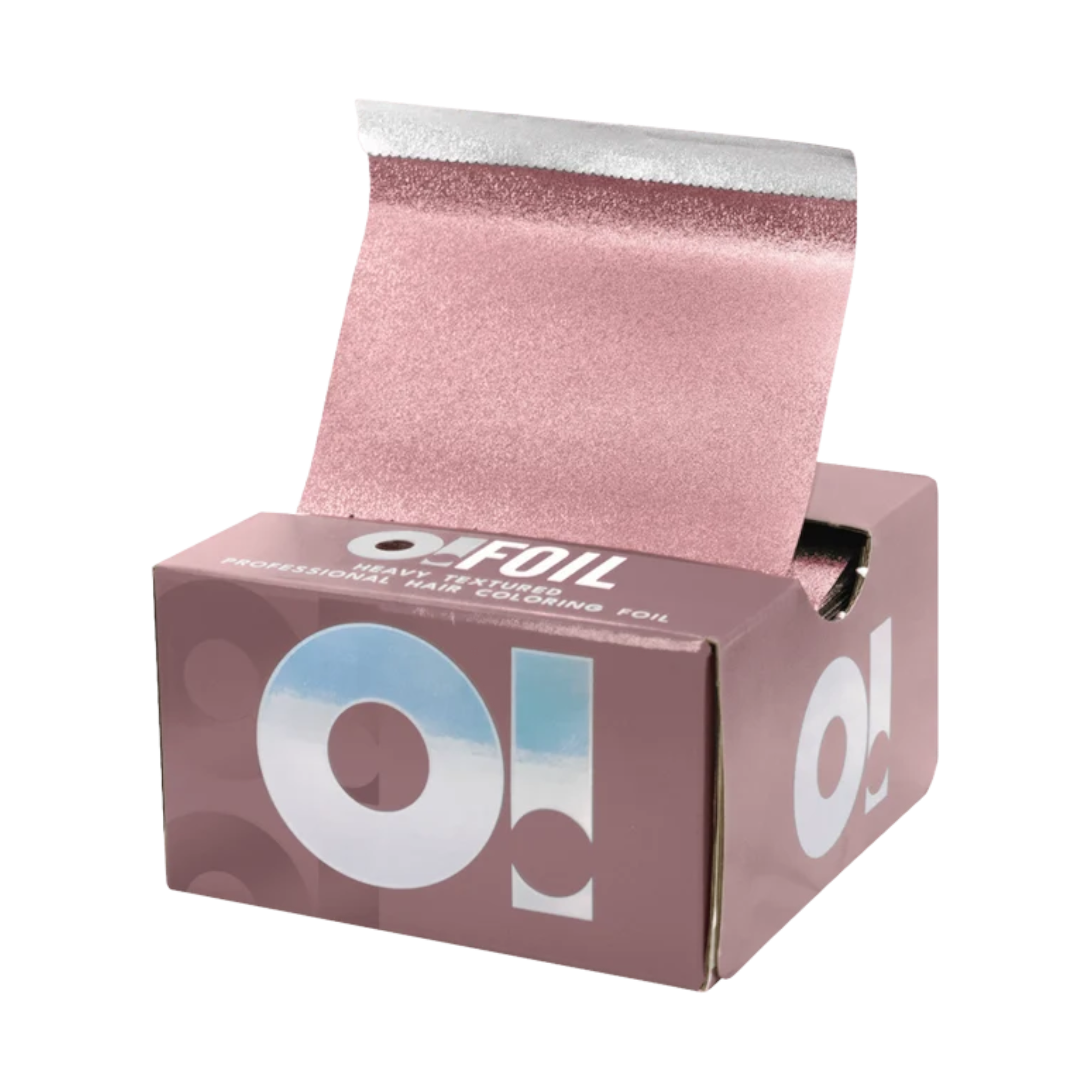 O!TOOLS Alluminio, lamina colorante scanalata, oro rosa, 500 pezzi