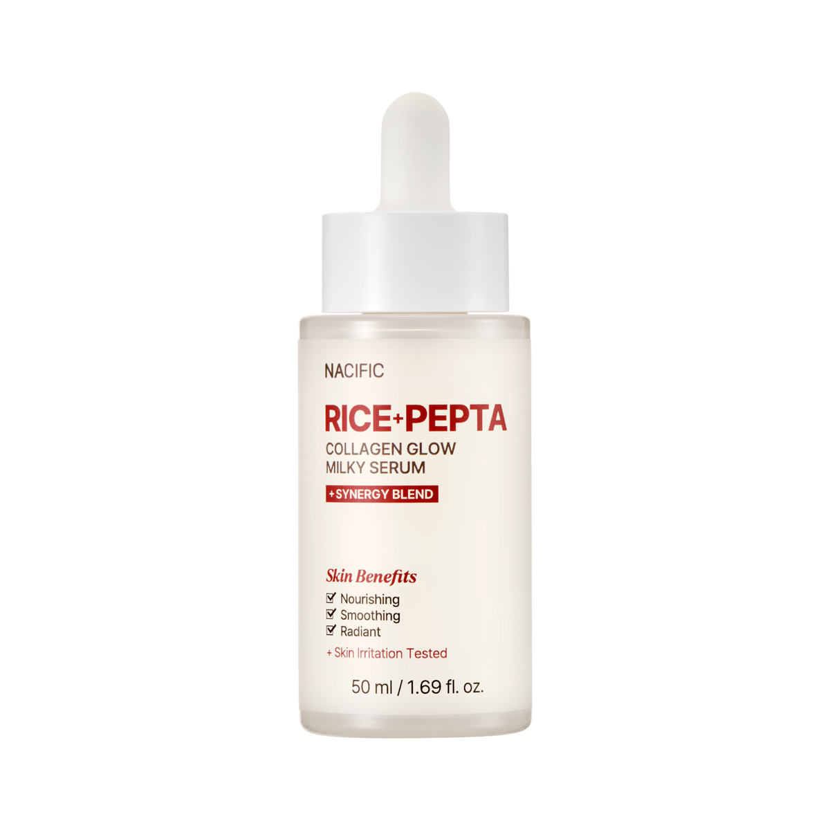 NACIFIC RICE PEPTA COLLAGEN GLOW MILKY Siero viso idratante dalla consistenza lattea 50 ml