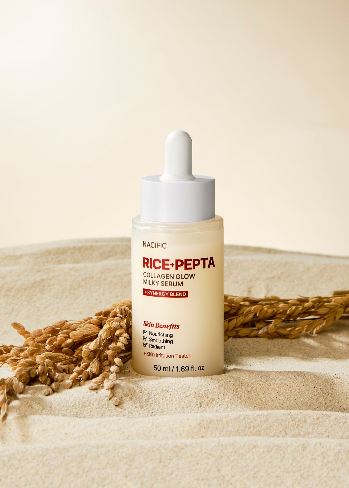 NACIFIC RICE PEPTA COLLAGEN GLOW MILKY Siero viso idratante dalla consistenza lattea 50 ml #5