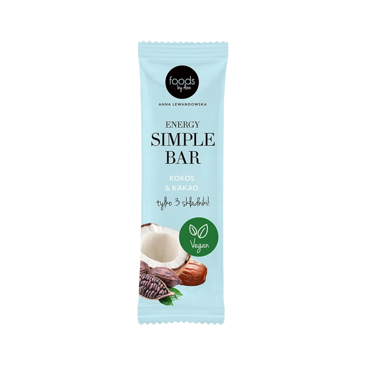 LEVANN FOODS BY ANN ENERGY SIMPLE Barretta, Cocco e Cacao 35 g