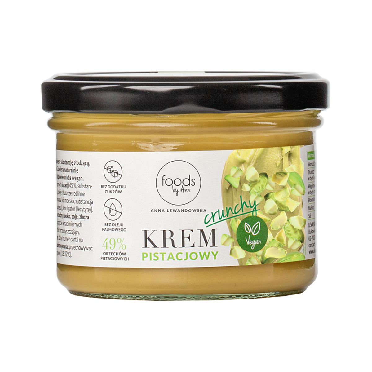 LEVANN FOODS BY ANN Crema vegana al pistacchio croccante 49% 200 g