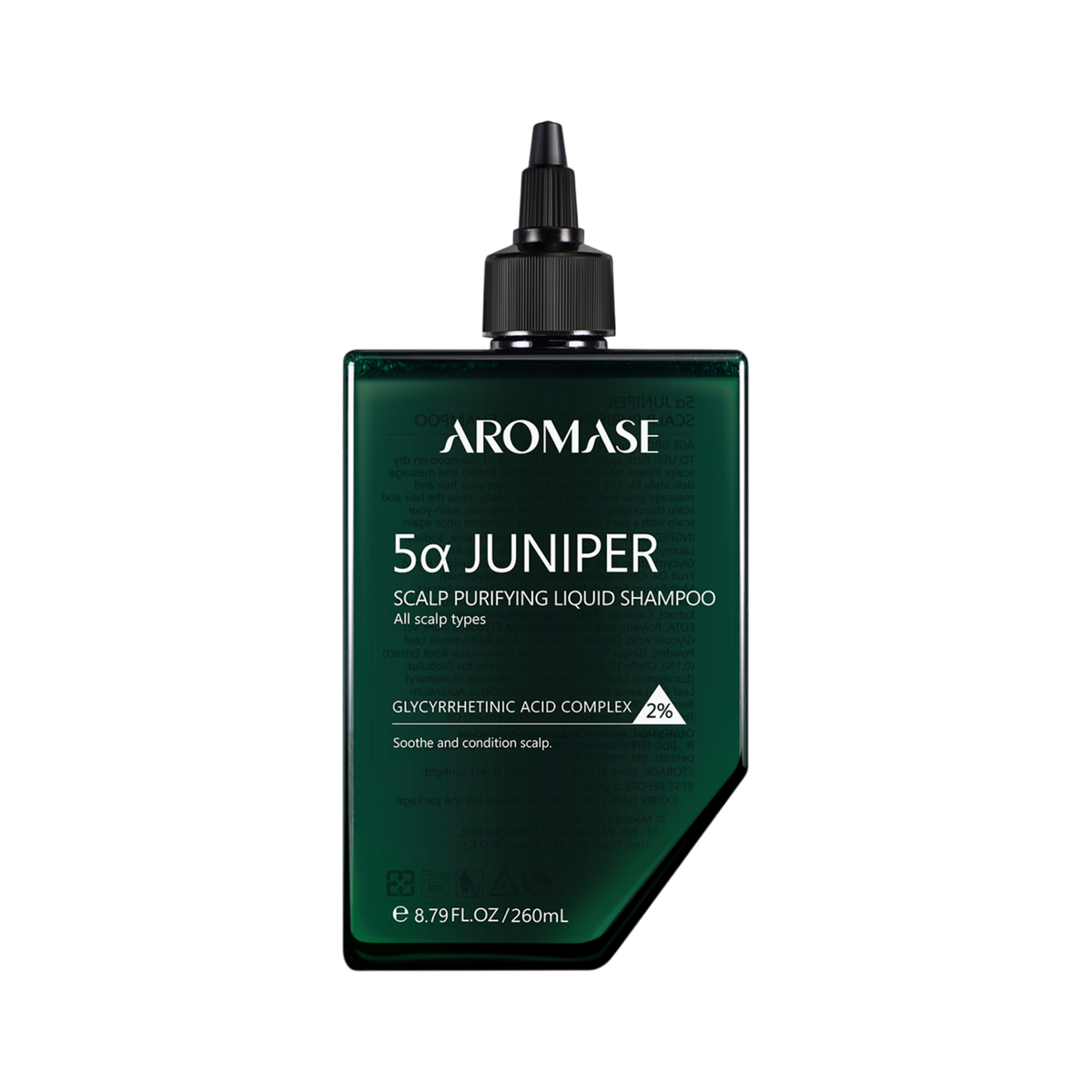 AROMASE 5α JUNIPER SCALP SHAMPOO LIQUIDO PURIFICANTE Peeling profondo del cuoio capelluto 260 ml