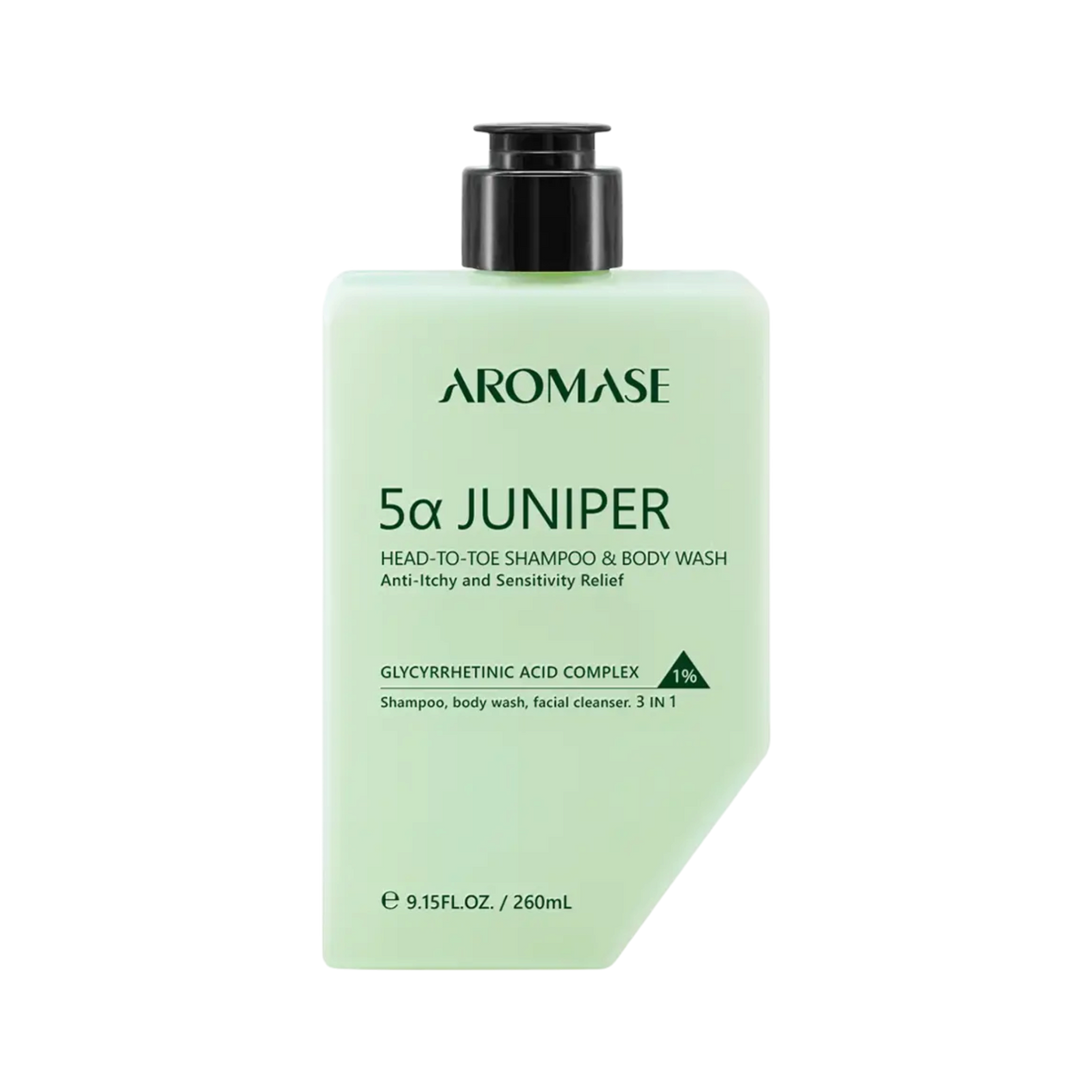AROMASE 5α JUNIPER HEAD TO TOE PURIFYING gel 3in1 per il lavaggio di viso, corpo e capelli 260 ml