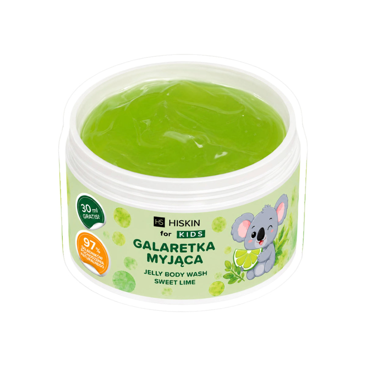 HISKIN FOR KIDS Gelatina lavante, Sweet Lime 180 ml #2