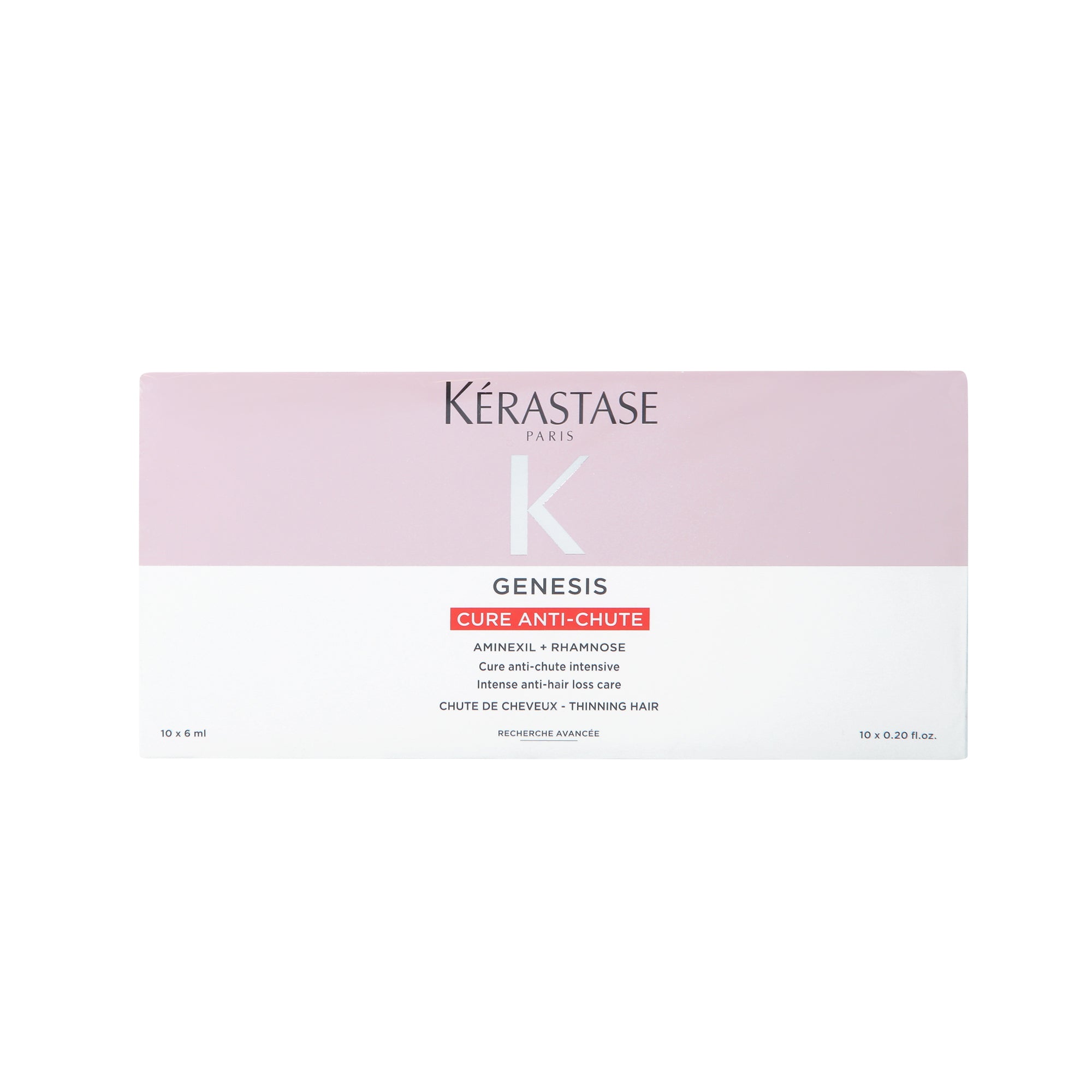 KÉRASTASE GENESIS CURE ANTICHUTE FORTIFIANTES AMINEXIL Wzmacniające ampułki do włosów i skóry głowy 10 x 6 ml