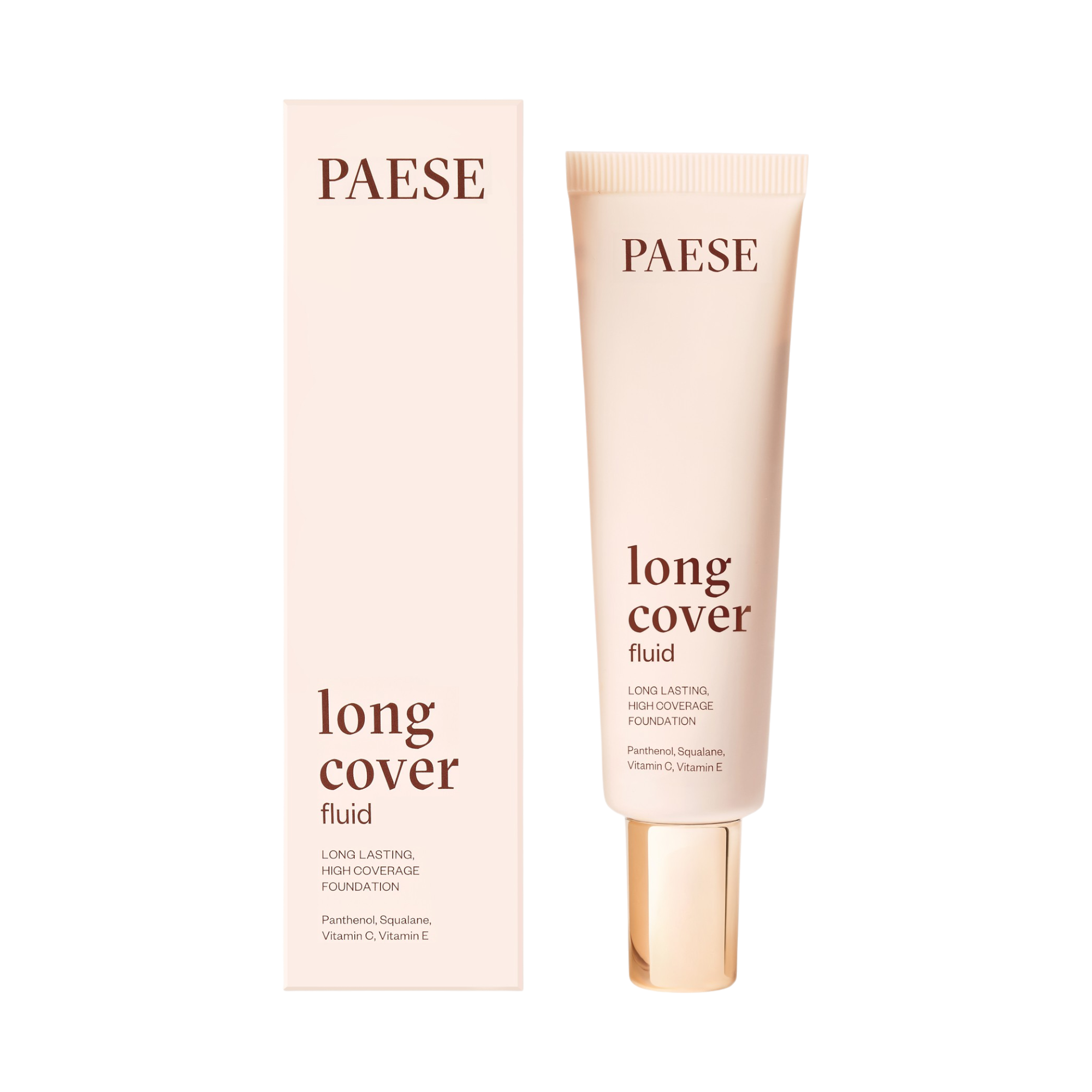 Fondotinta PAESE LONG COVER FLUID in tubo da 30 ml