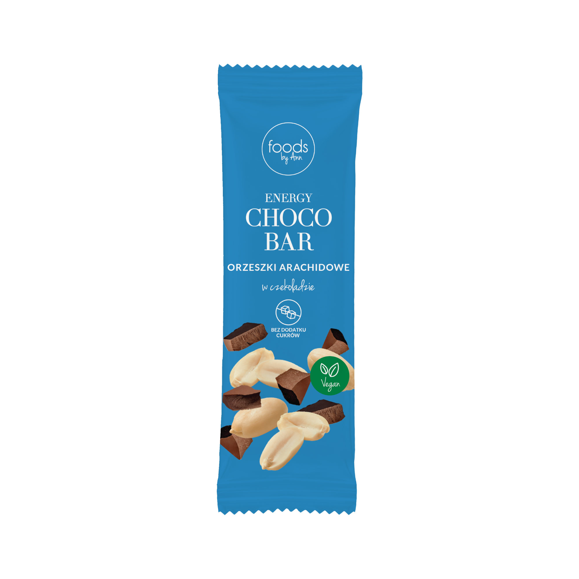 FOODS BY ANN Barretta energetica al cioccolato, Arachidi 35 g