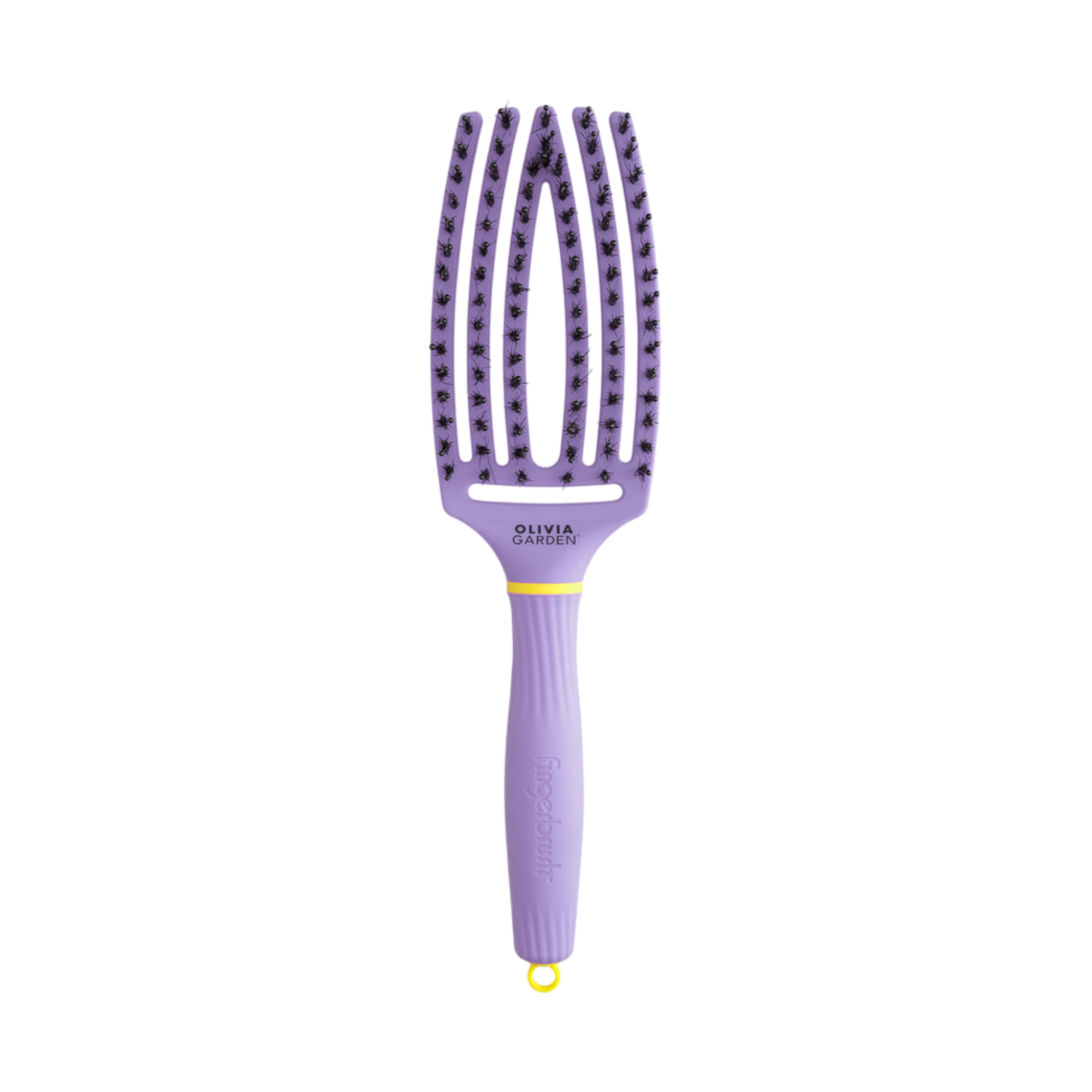 OLIVIA GARDEN FINGERBRUSH COMBO MEDIUM INNER CHILD Szczotka do rozczesywania włosów – Edycja limitowana Snuggle Purple