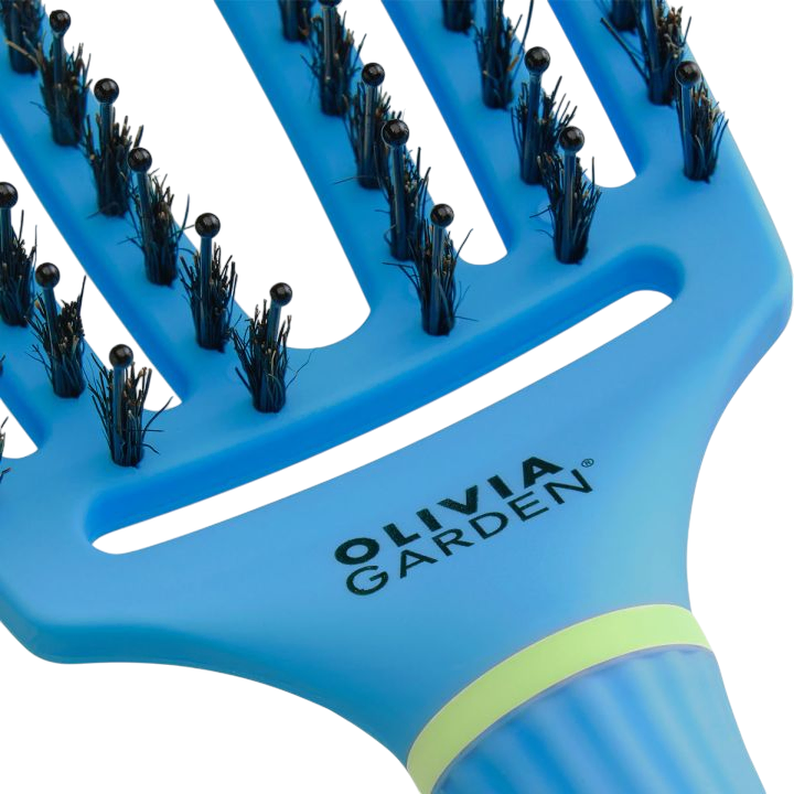OLIVIA GARDEN FINGERBRUSH COMBO MEDIUM INNER CHILD Szczotka do rozczesywania włosów – Edycja limitowana Turbo Blue #2