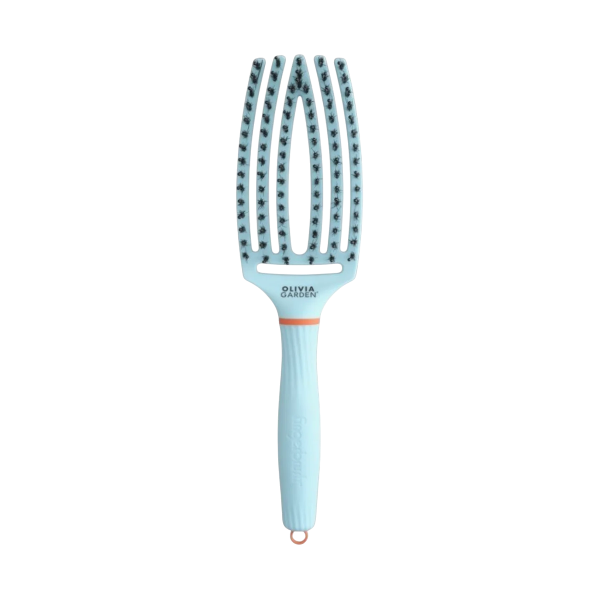 OLIVIA GARDEN FINGERBRUSH COMBO MEDIUM INNER CHILD Szczotka do rozczesywania włosów – Edycja limitowana Bubble Blue