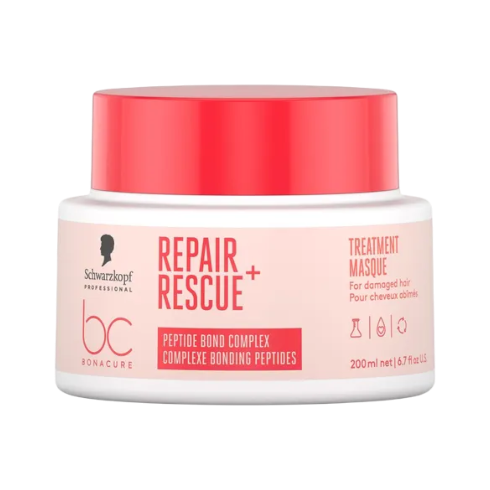 SCHWARZKOPF PROFESSIONAL BC REPAIR RESCUE+ Maska do włosów zniszczonych 200 ml