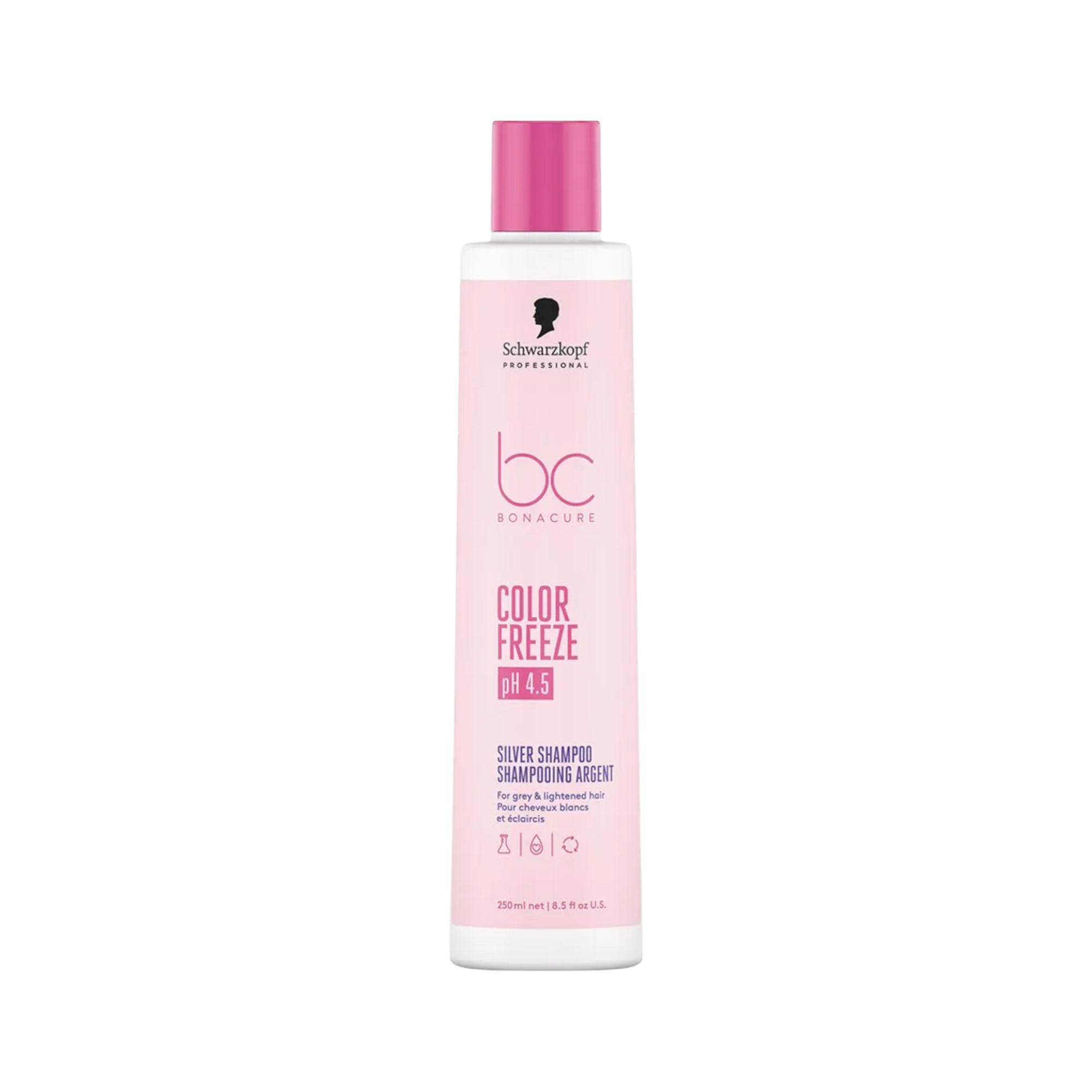 SCHWARZKOPF PROFESSIONAL BC COLOR FREEZE SILVER Shampoo per capelli colorati e grigi 250 ml