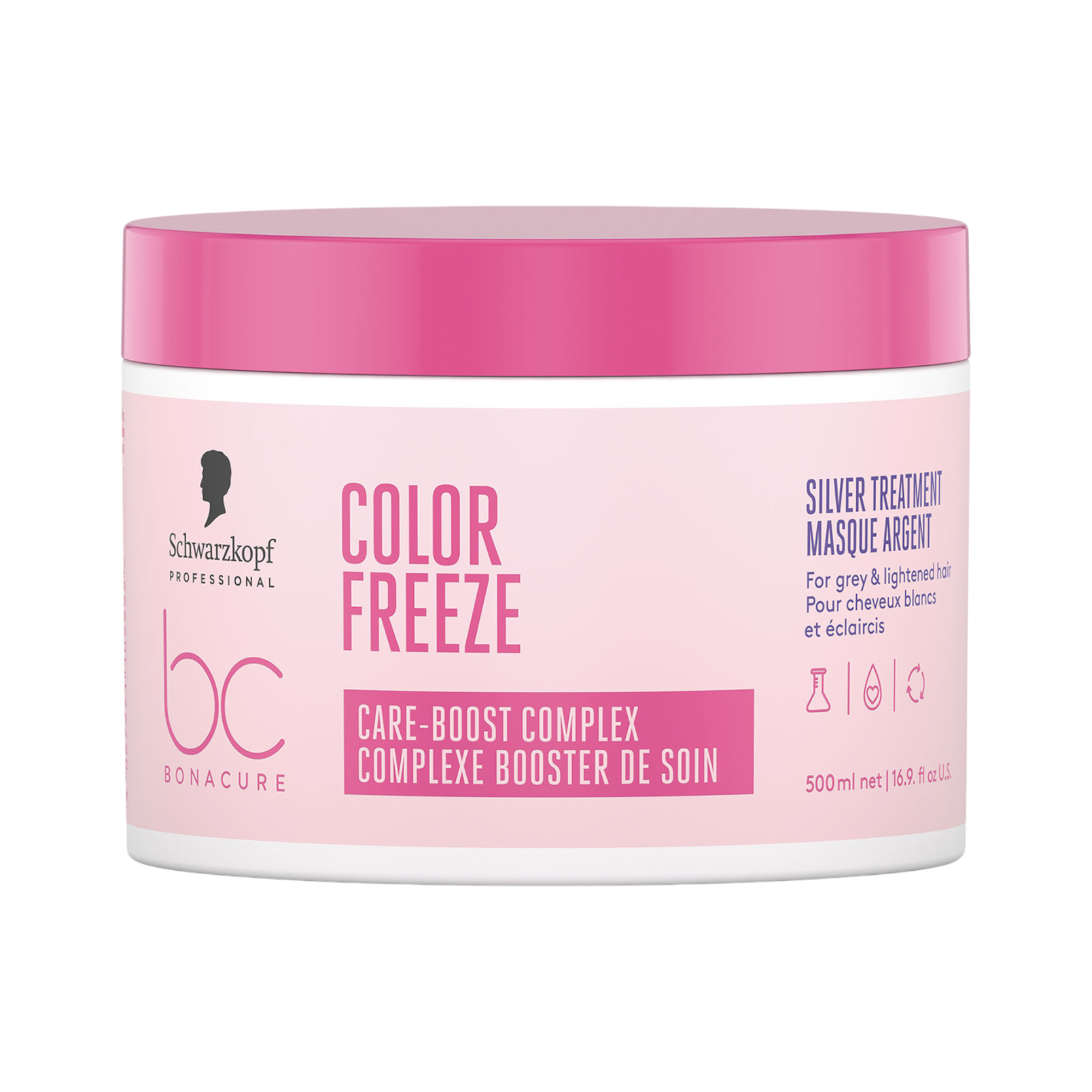 SCHWARZKOPF PROFESSIONAL COLOR FREEZE SILVER Fioletowa maska do włosów blond i siwych 500 ml