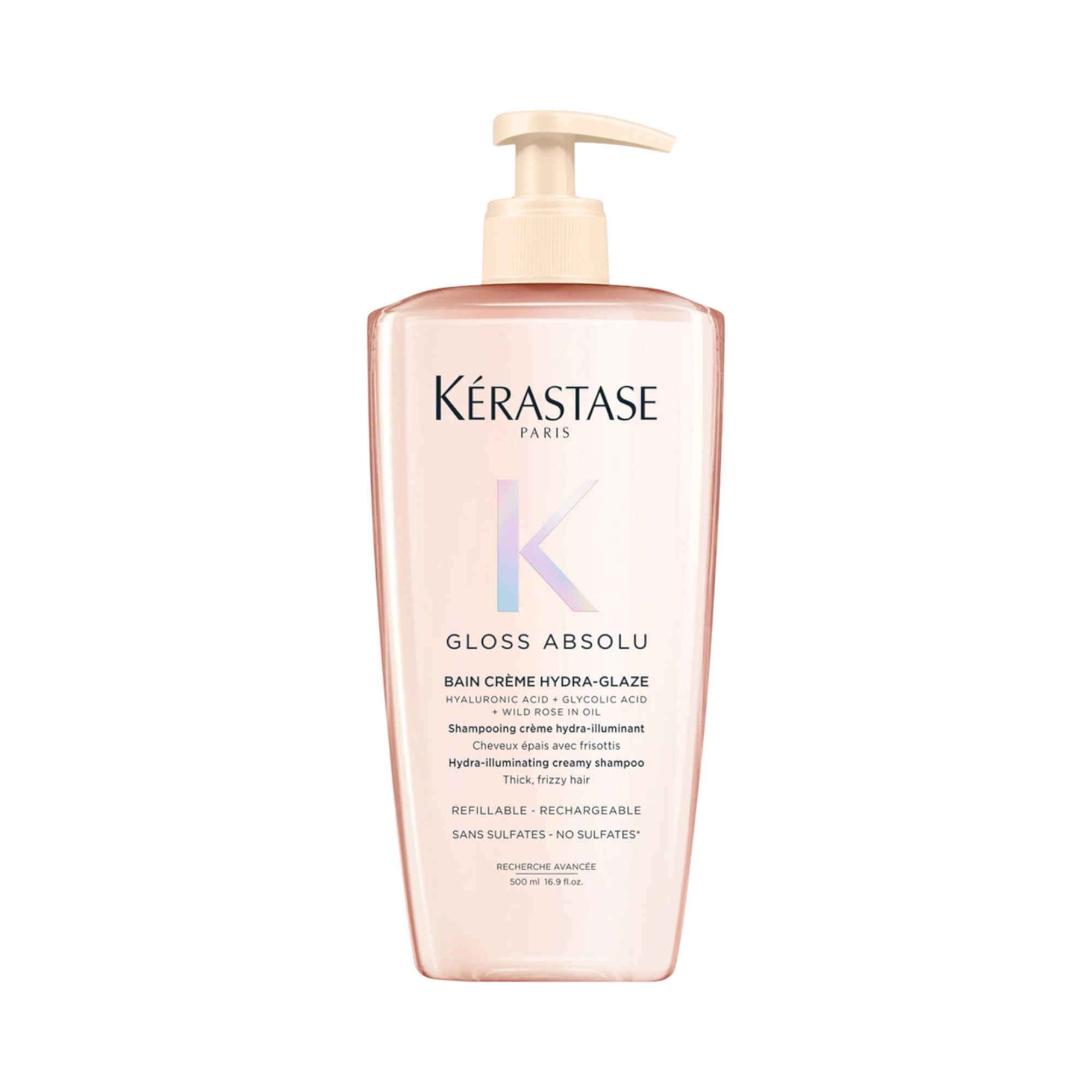 KÉRASTASE GLOSS ABSOLU BAIN HYDRA GLAZE Shampoo lucidante e lisciante per capelli 500 ml